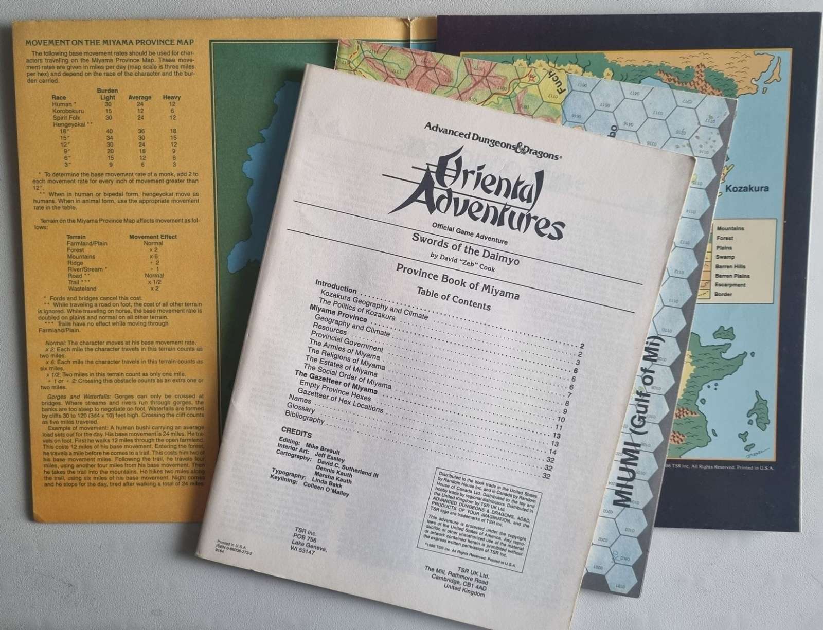 AD&D - Oriental Adventures - Swords of the Daimyo (OA1 9164) Default Title