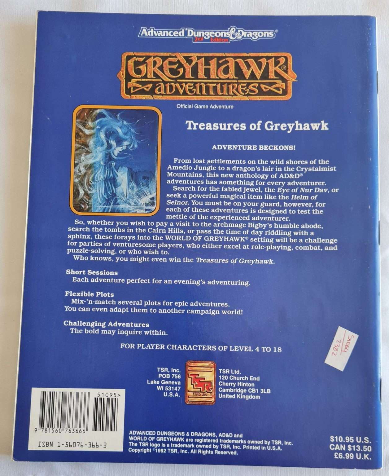 AD&D - World of Greyhawk - Treasures of Greyhawk (WGR2 9360) Default Title