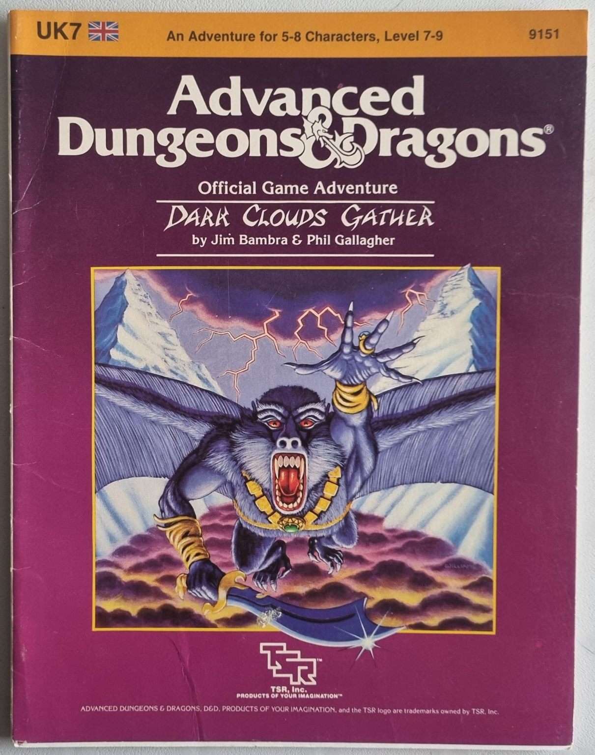 Advanced Dungeons and Dragons - Dark Clouds Gather (UK7 9151) Default Title
