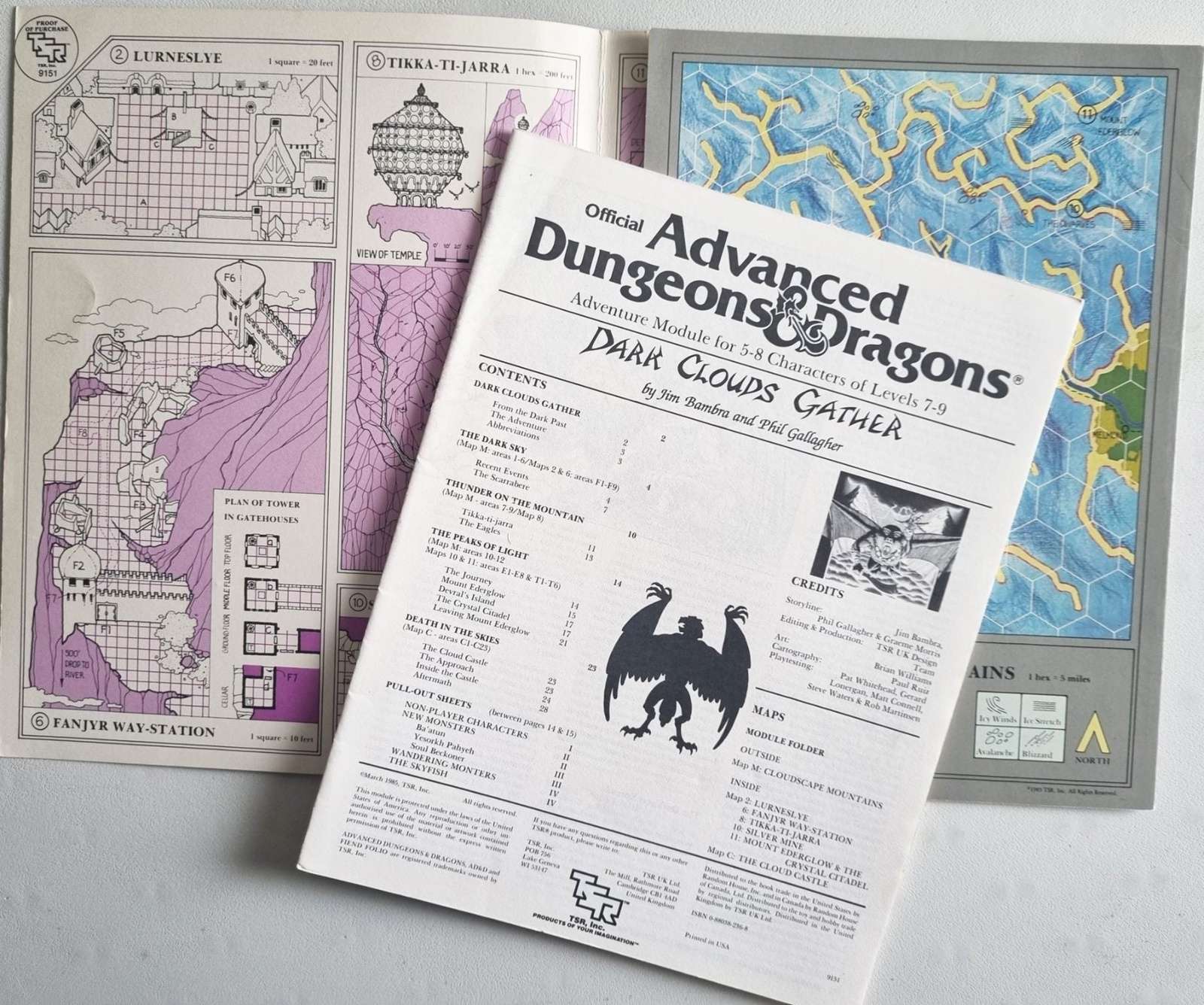 Advanced Dungeons and Dragons - Dark Clouds Gather (UK7 9151) Default Title
