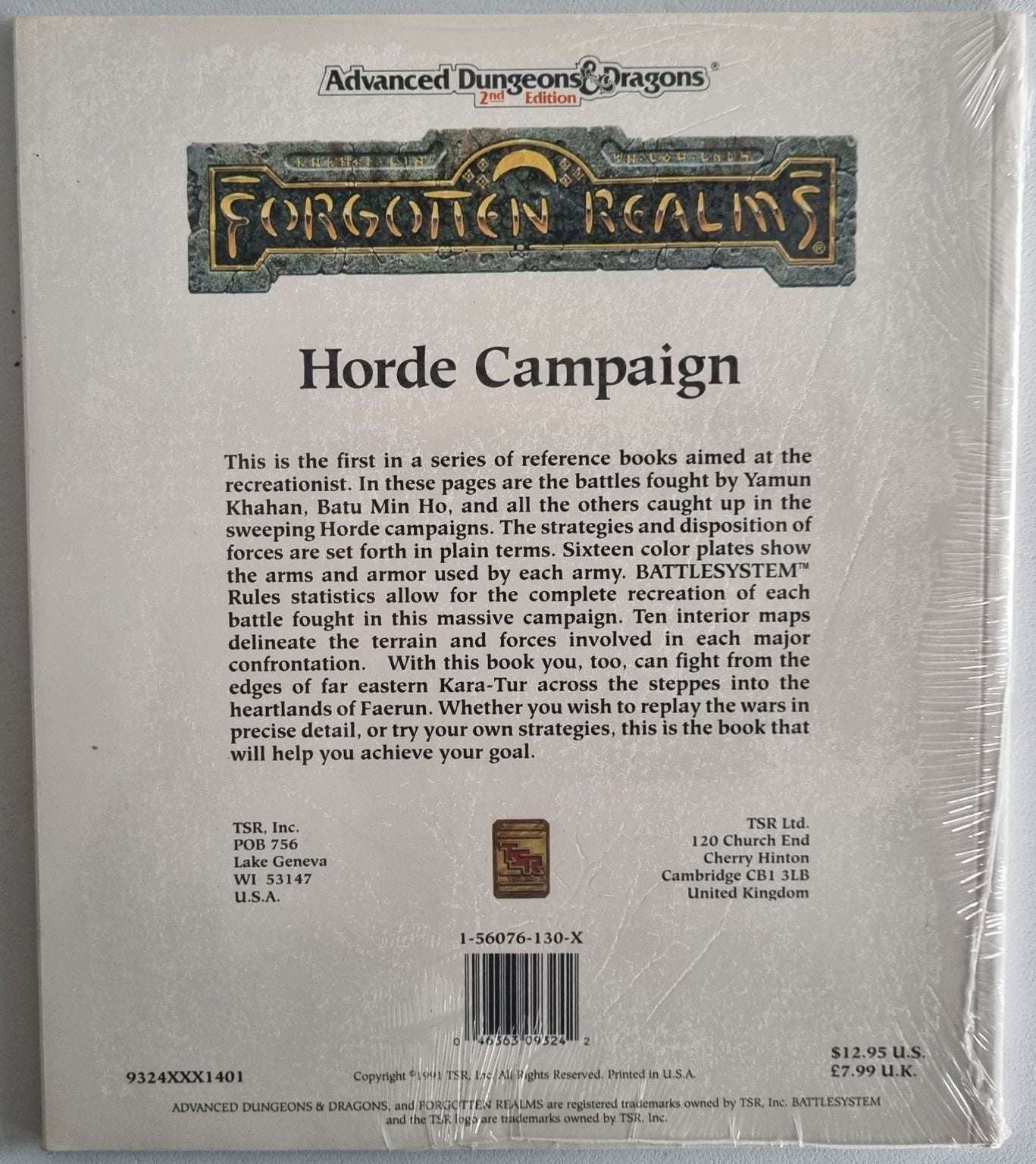 Advanced Dungeons and Dragons - Forgotten Realms - Horde Campaign (Sealed) Default Title