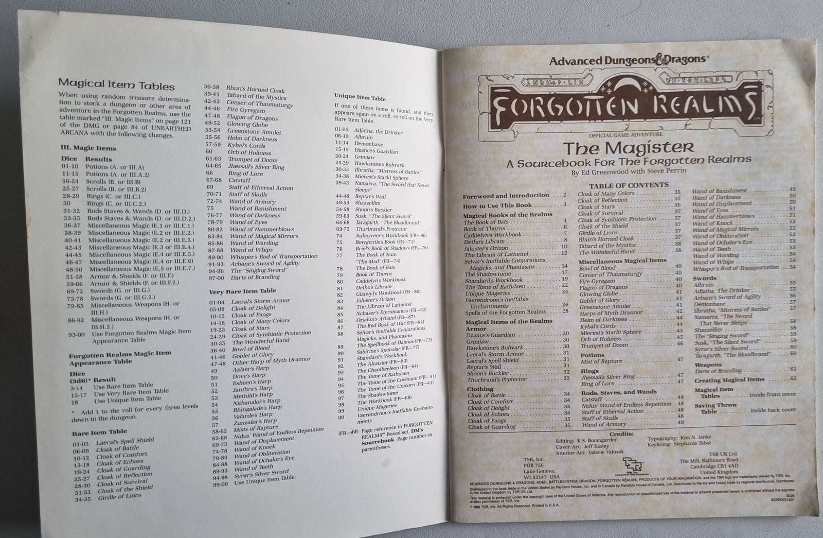 Advanced Dungeons and Dragons - Forgotten Realms - The Magister (FR4 9229) Default Title