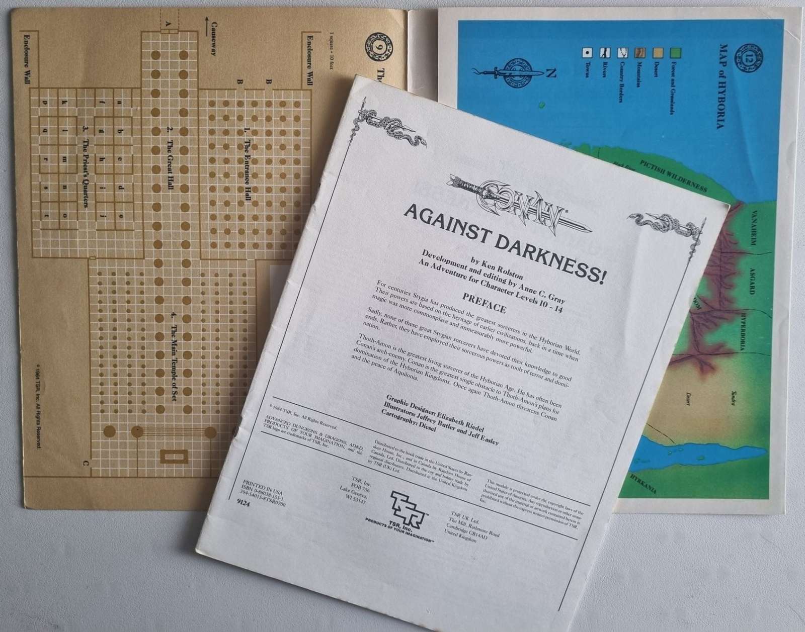 Advanced Dungeons and Dragons Module - Conan Against Darkness (CB2 9124) Default Title