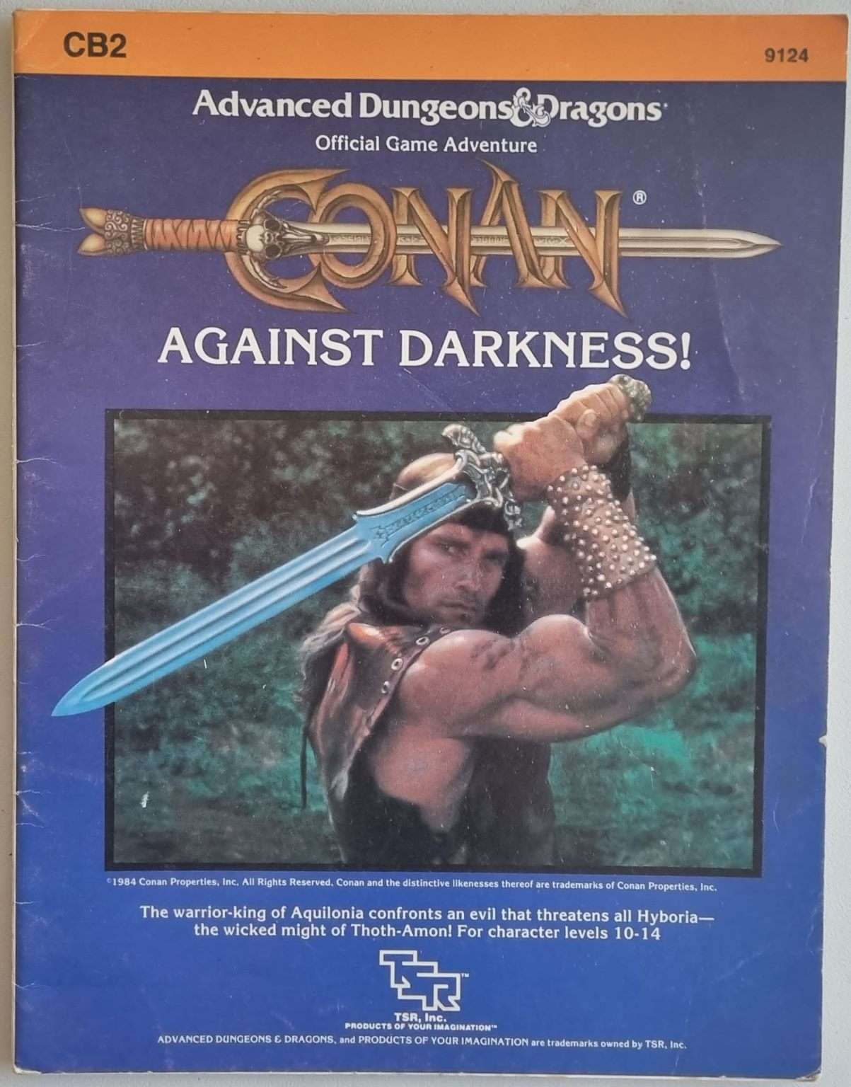 Advanced Dungeons and Dragons Module - Conan Against Darkness CB2 9124