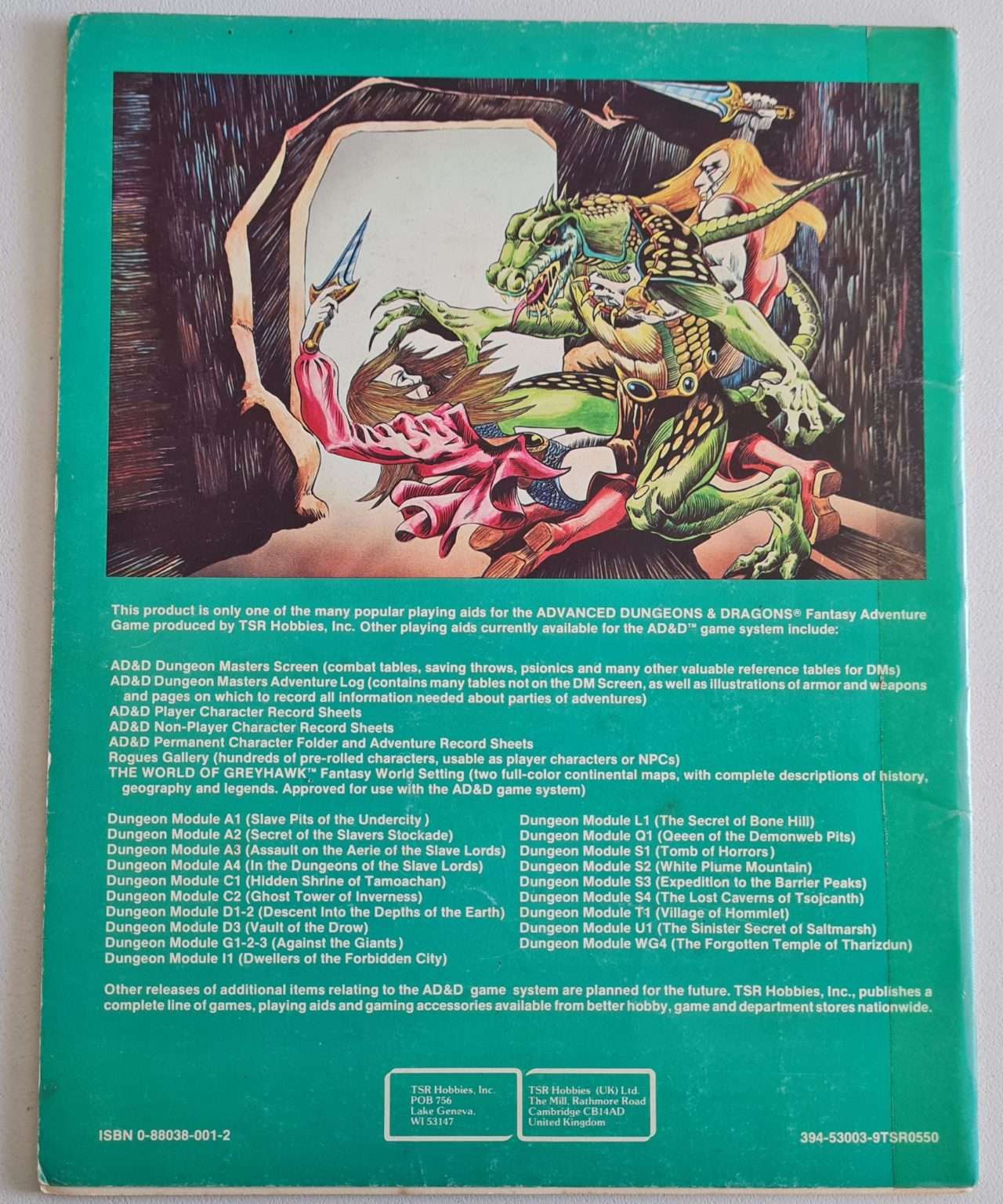 Advanced Dungeons and Dragons Module - Danger at Dunwater (U2) Default Title