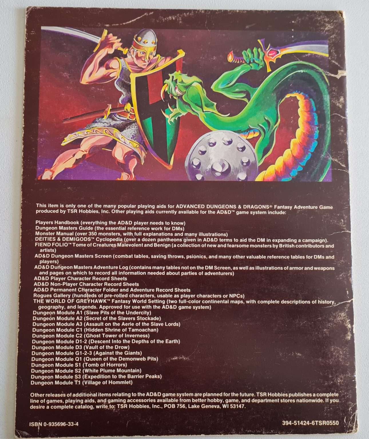 Advanced Dungeons and Dragons Module - Dwellers of the Forbidden City (I1) Default Title