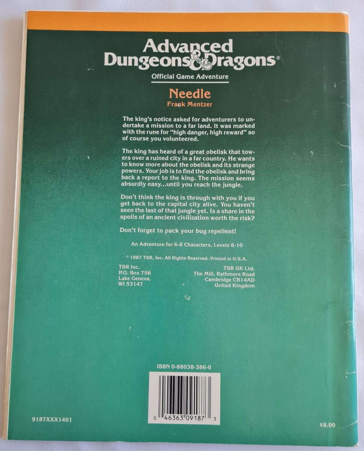 Advanced Dungeons and Dragons Module - Needle (I11 9187) Default Title