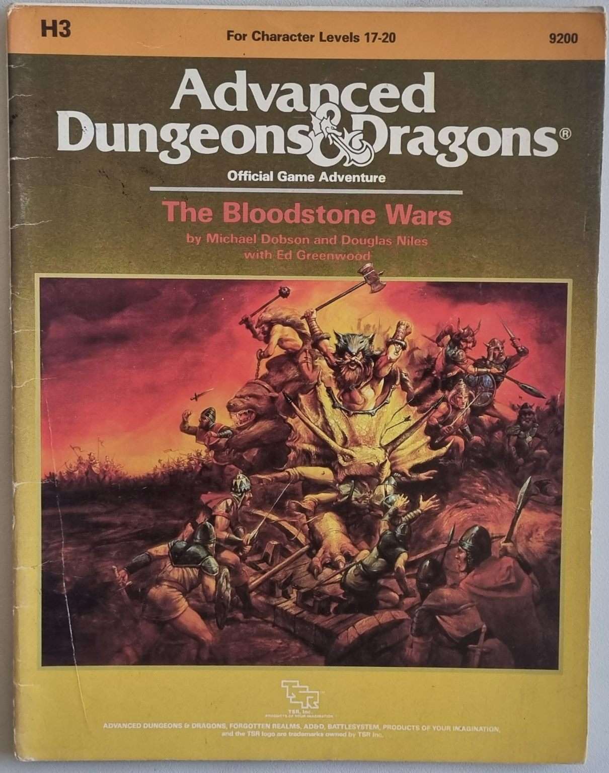 Advanced Dungeons and Dragons Module - The Bloodstone Wars (H3 9200) Default Title