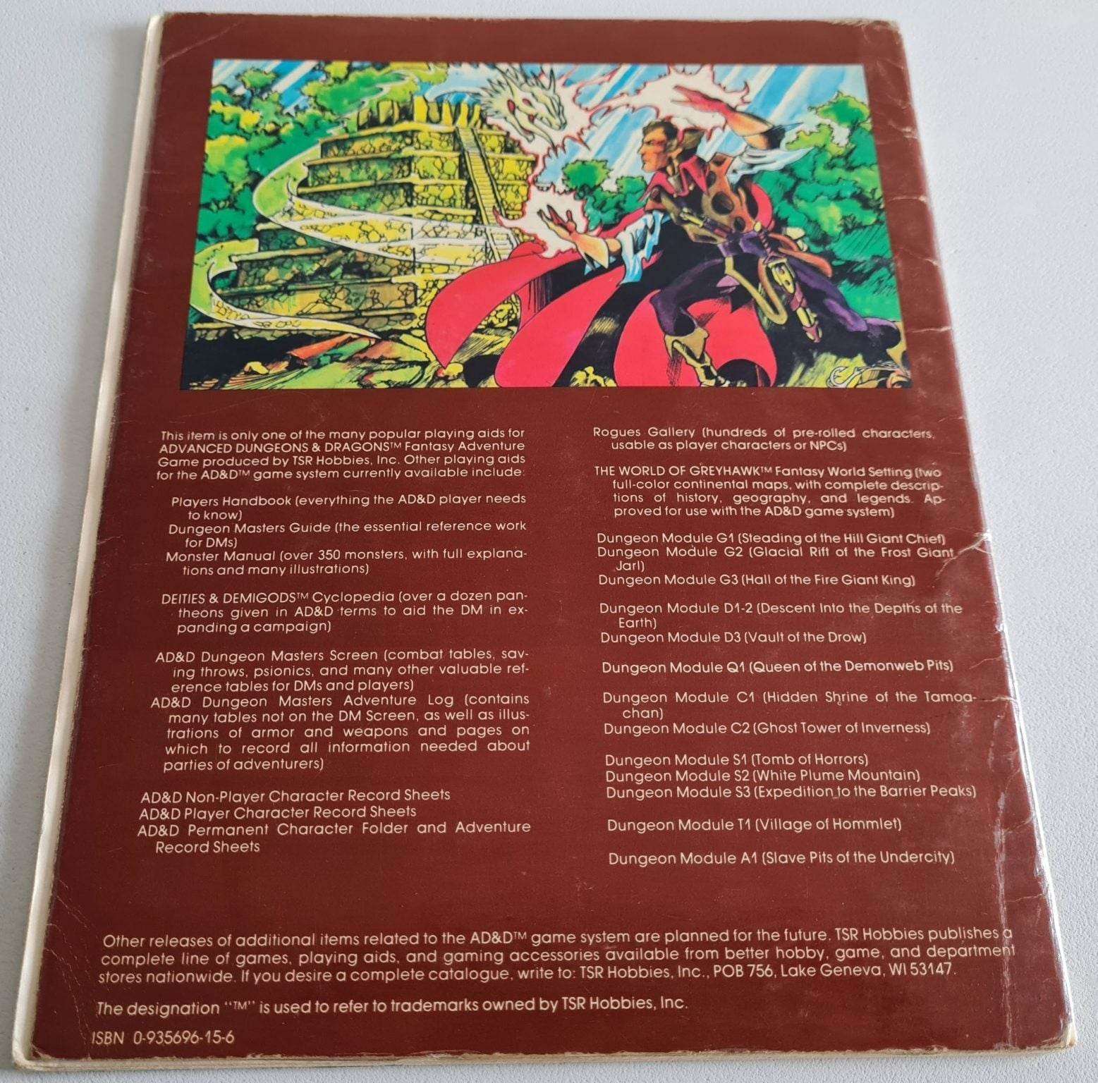 Advanced Dungeons and Dragons Module - The Hidden Shrine of Tamoachan (C1) Default Title