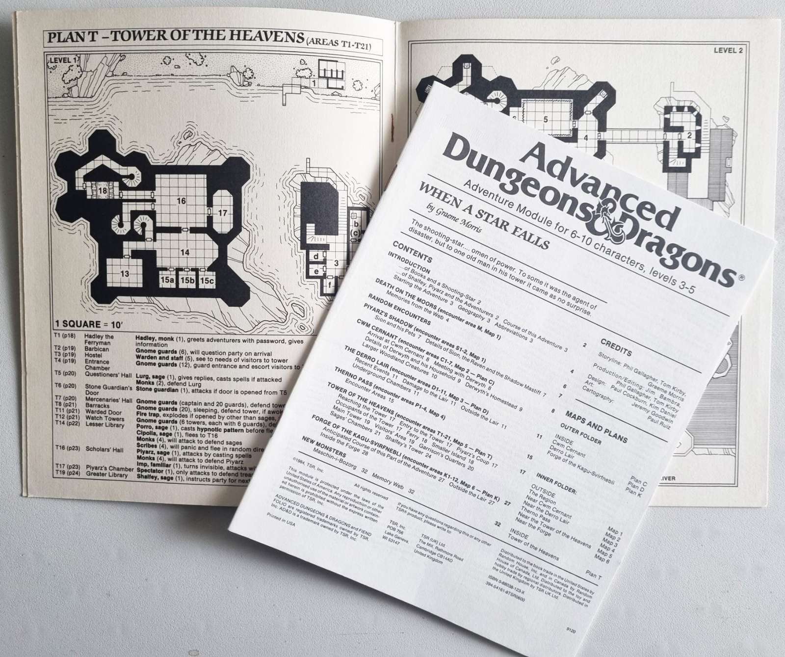 Advanced Dungeons and Dragons - When a Star Falls (UK4 9120) Default Title