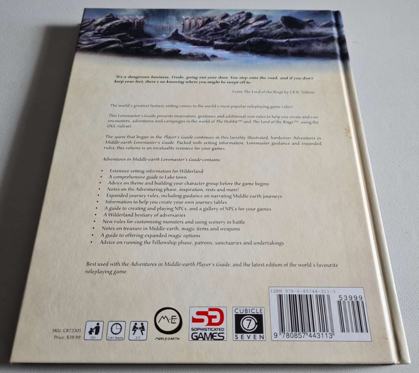 Adventures in Middle - Earth: Loremaster's Guide (D&D 5E Compatible) Default Title