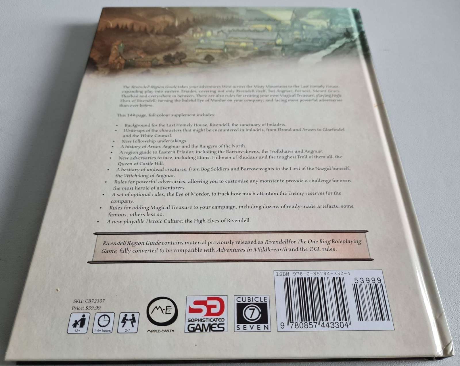 Adventures in Middle - Earth: Rivendell Region Guide (D&D 5E Compatible) Default Title