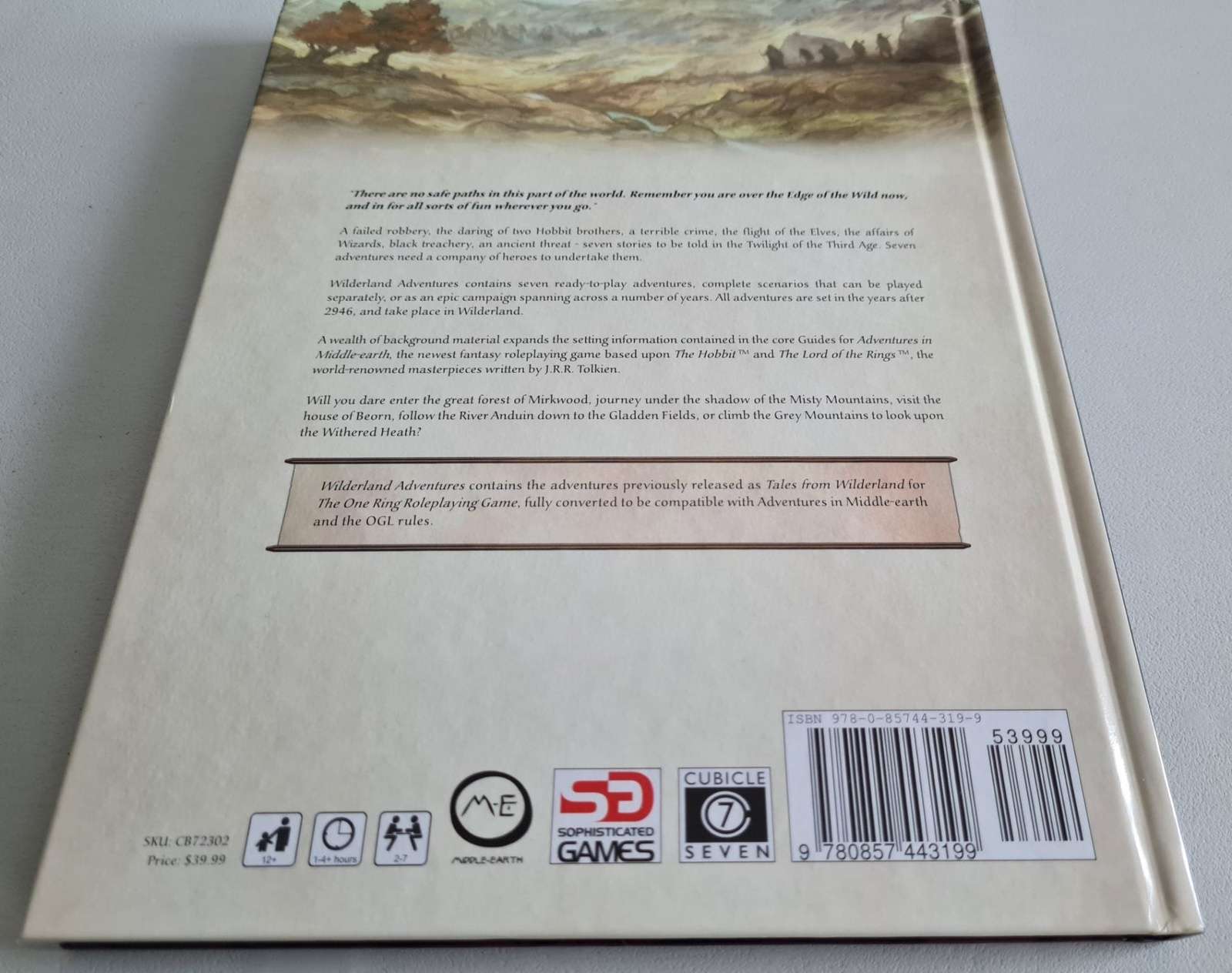 Adventures in Middle - Earth: Wilderland Adventures (D&D 5E Compatible) Default Title