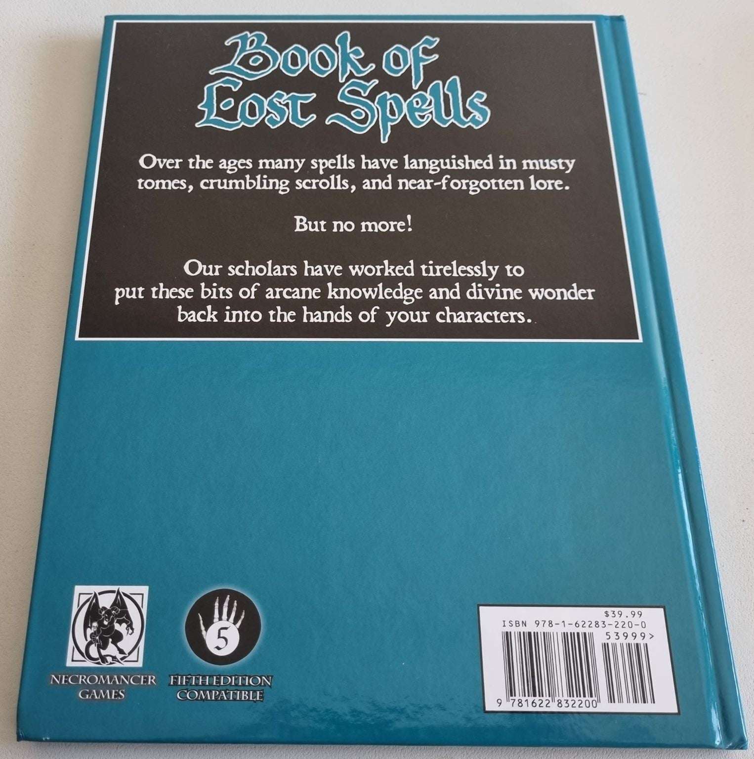 Book of Lost Spells - D&D 5th Edition (5e) Default Title
