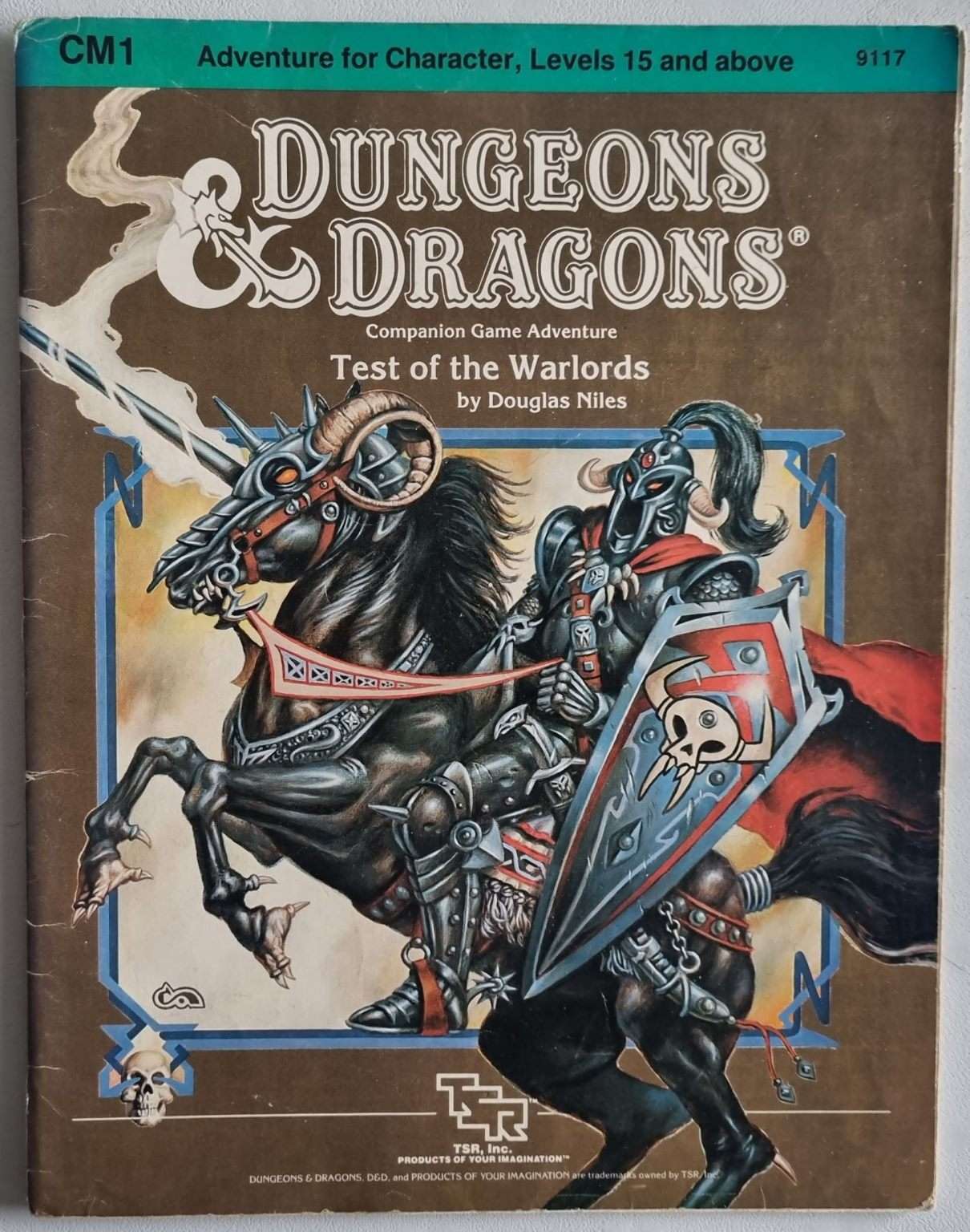 D&D Companion Game Adventure - Test of the Warlords CM1 9117