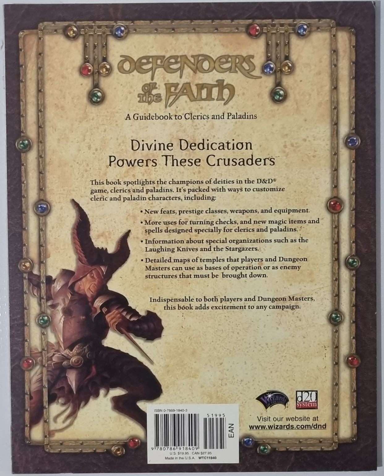 D&D - Defenders of the Faith - A Guidebook to Clerics and Paladins (3.0 e) Default Title