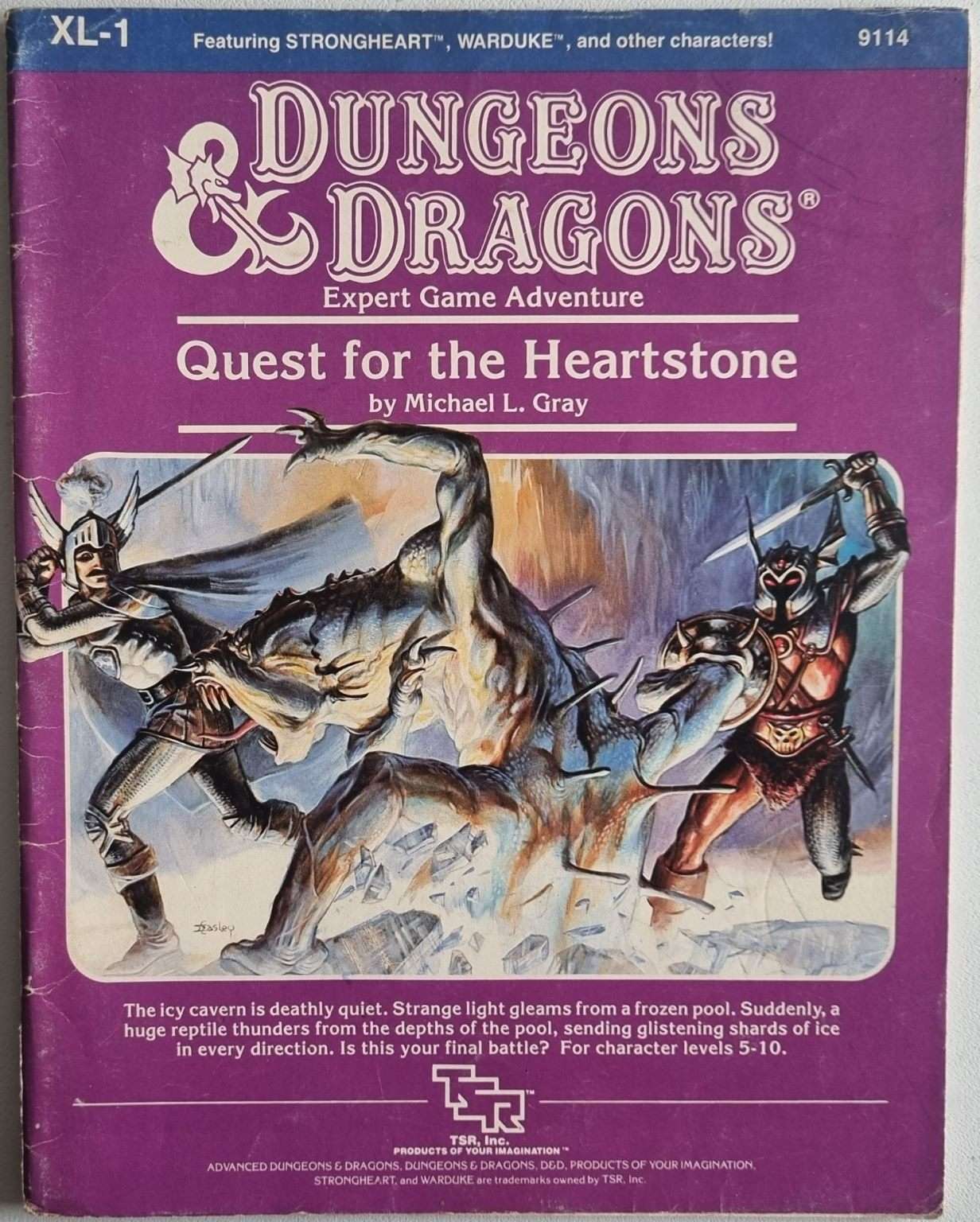 D&D Expert Set Game Adventure - Quest for the Heartstone (XL-1 9114) Default Title