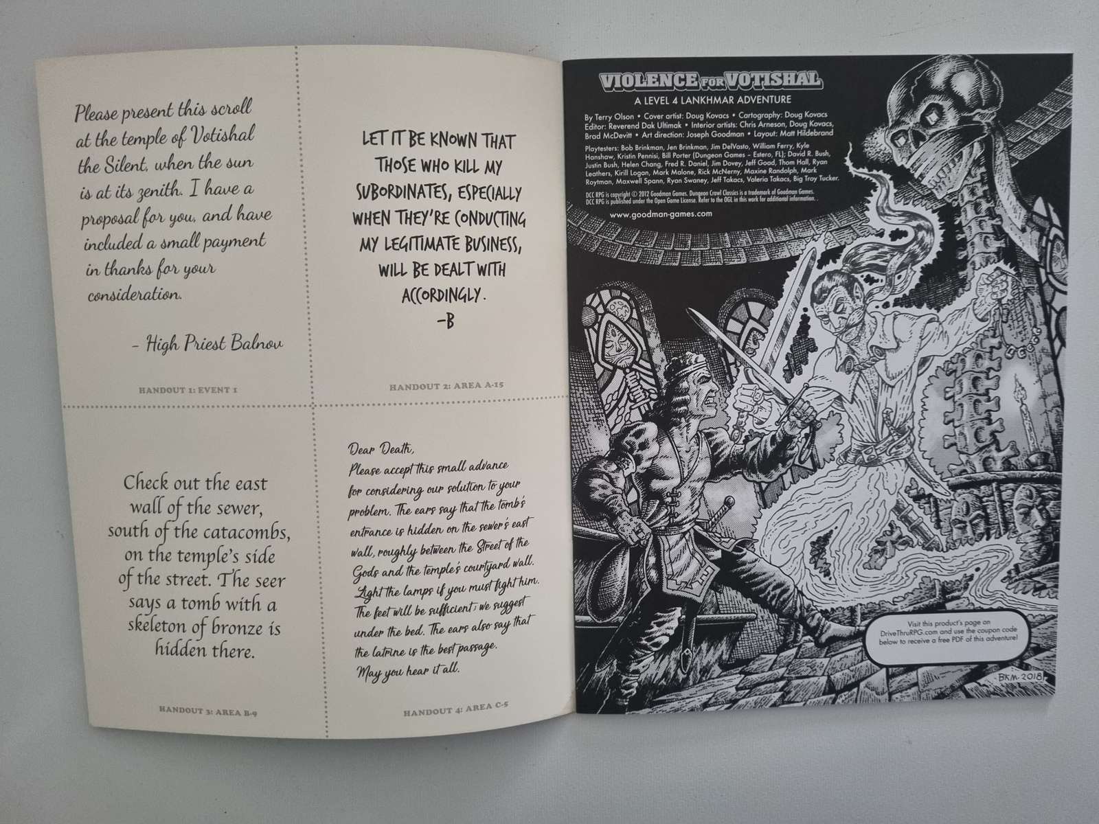 Dungeon Crawl Classics Lankhmar: Violence for Votishal #4 Default Title