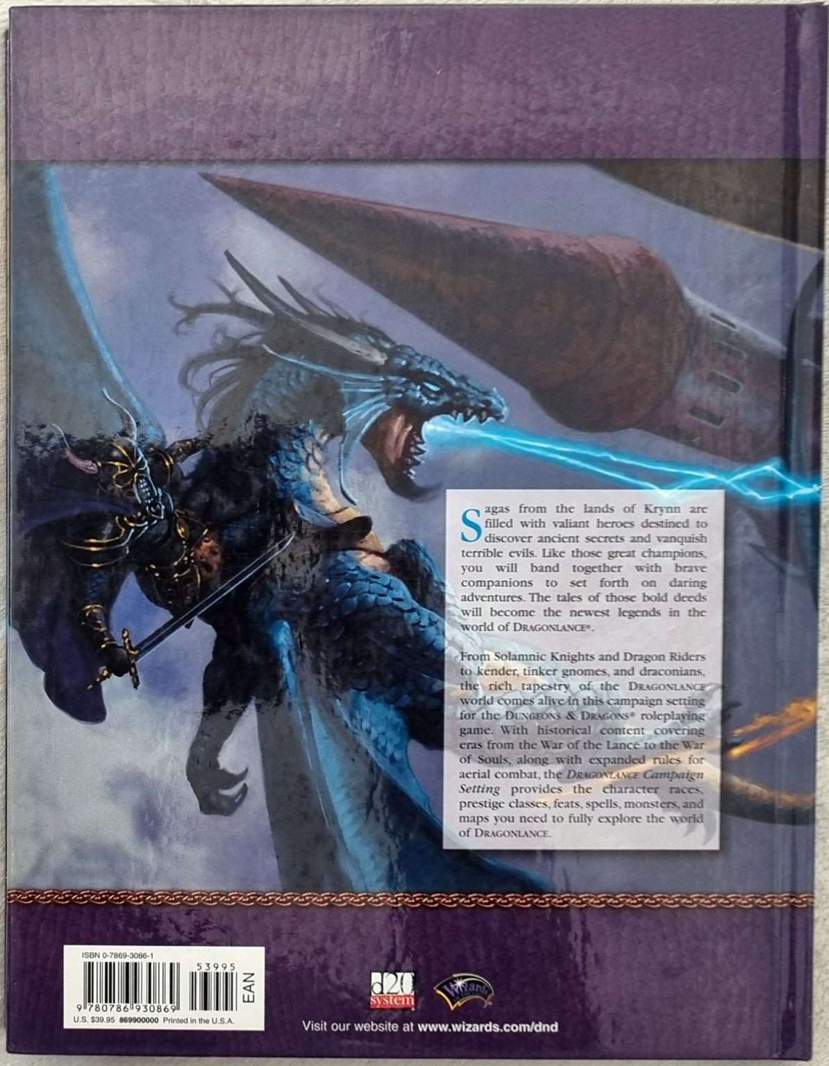 Dungeons and Dragons - Dragonlance Campaign Setting (3.5e) Default Title