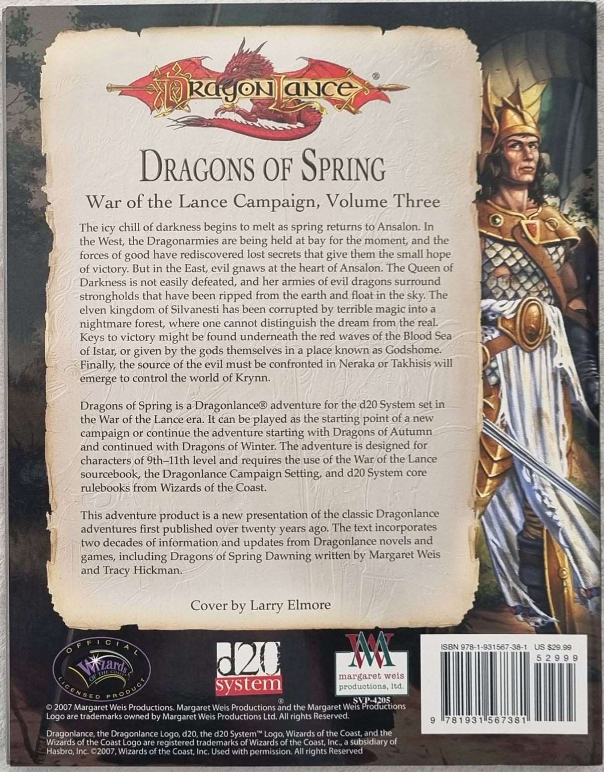 Dungeons and Dragons - Dragonlance: Dragons of Spring (3.5e) Default Title