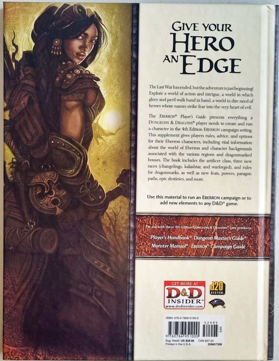 Dungeons and Dragons - Eberron Player's Guide (4e) Default Title