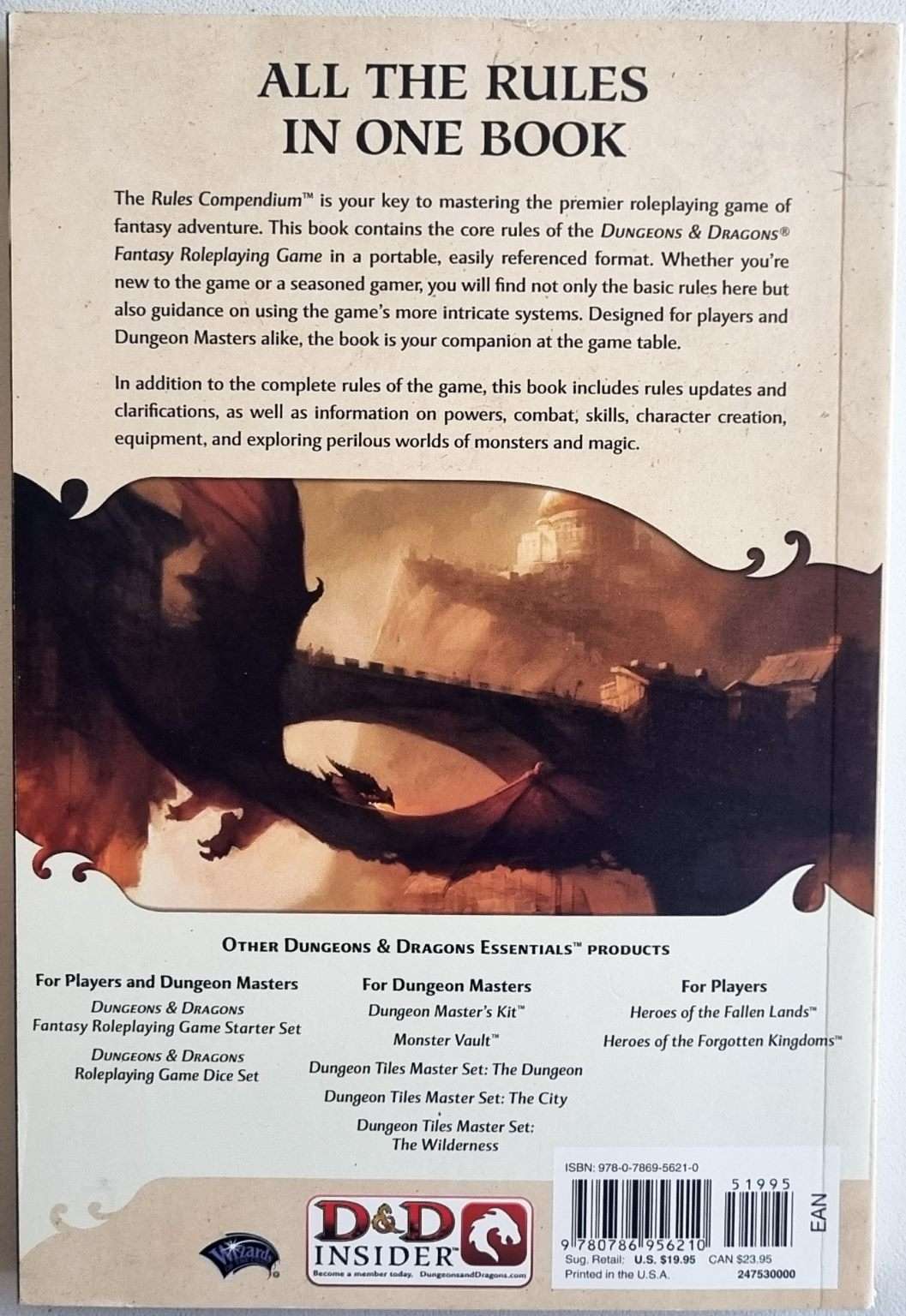 Dungeons and Dragons: Essentials - Rules Compendium (4e) Default Title