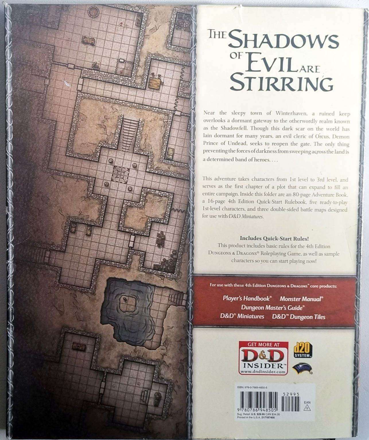 Dungeons and Dragons: Keep on the Shadowfell (4e Module H1) Default Title