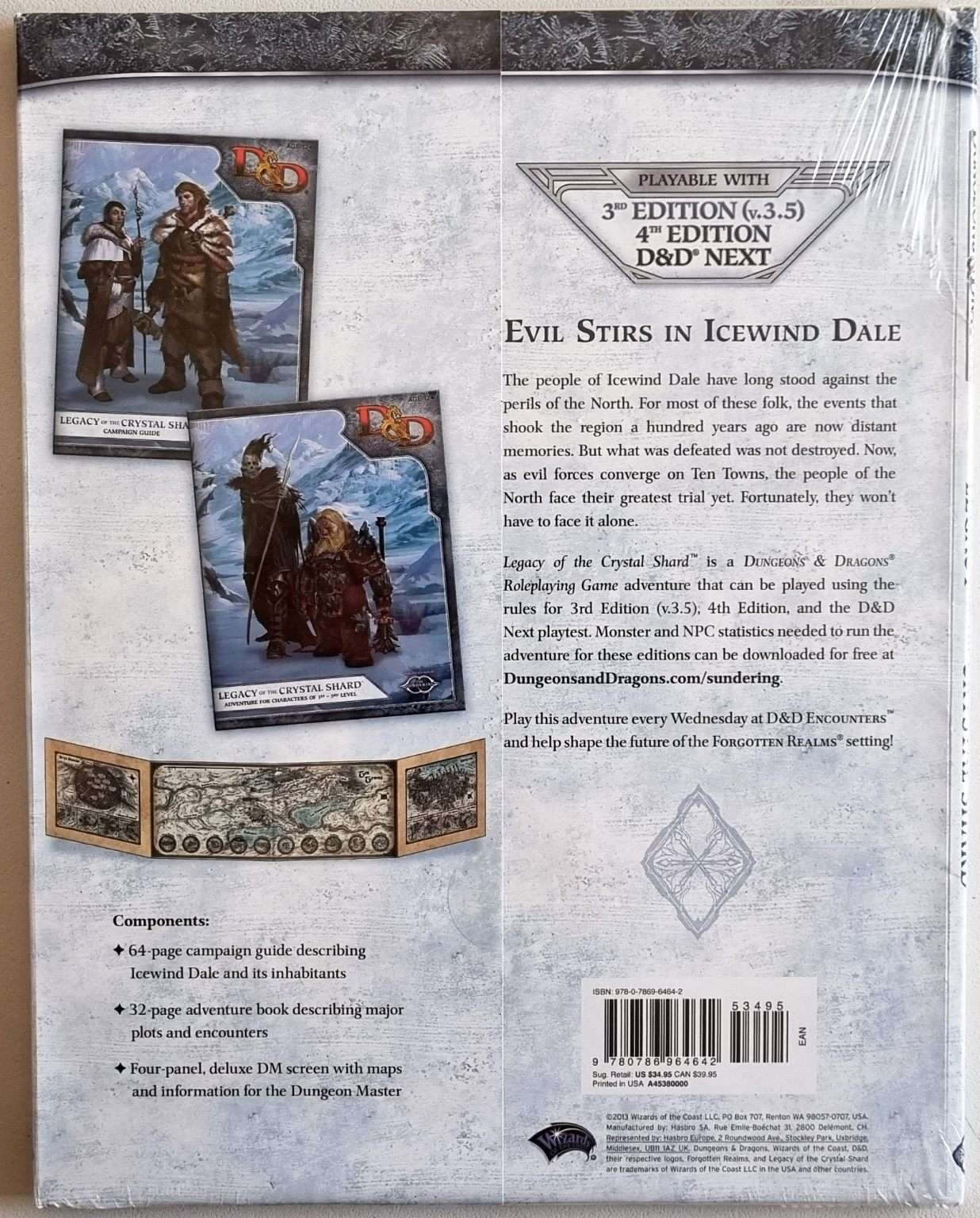 Dungeons and Dragons: Legacy of the Crystal Shard (4e Module Sealed) Default Title