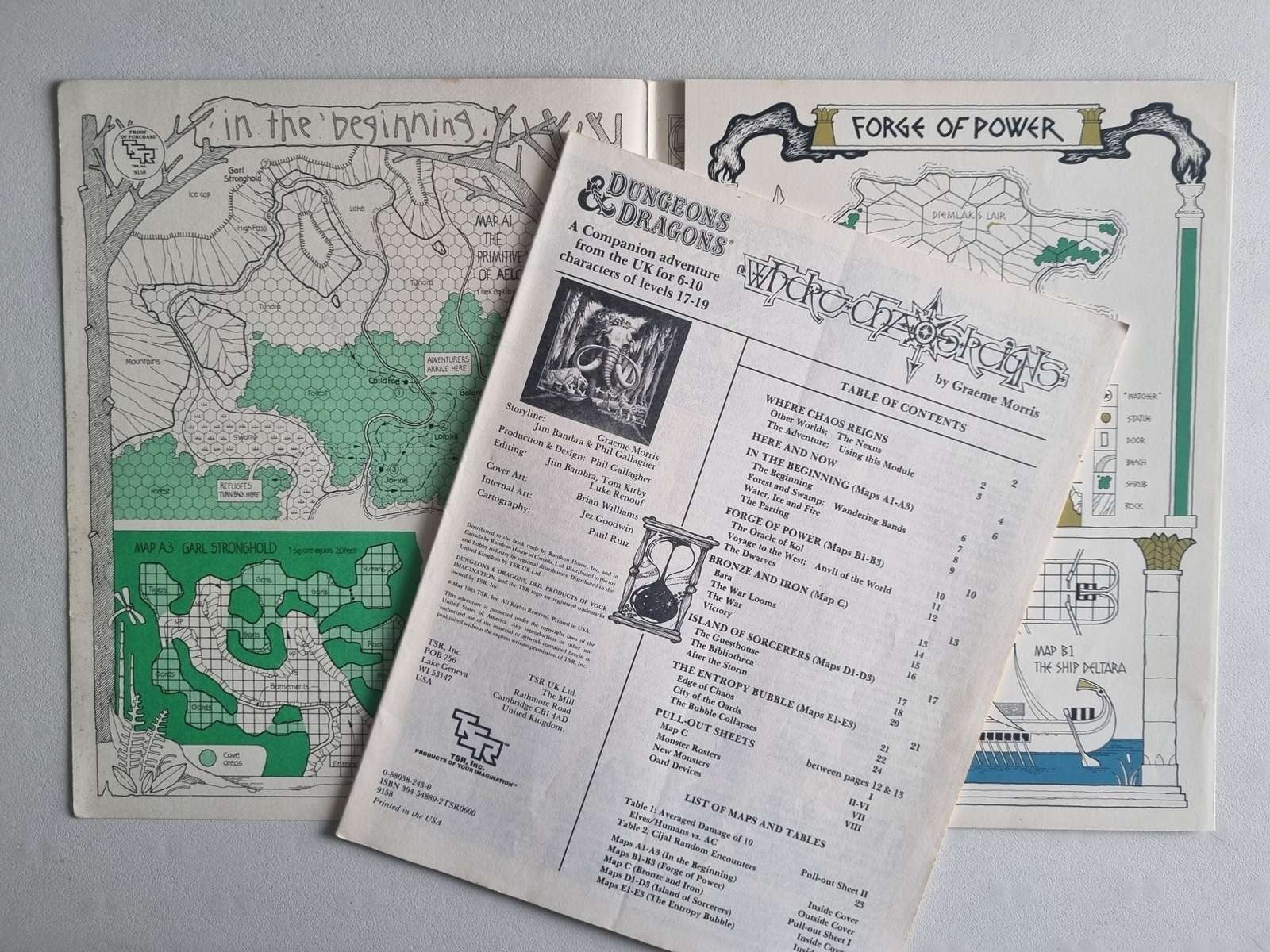 Dungeons and Dragons Module - Where Chaos Reigns (CM6 9158) Default Title