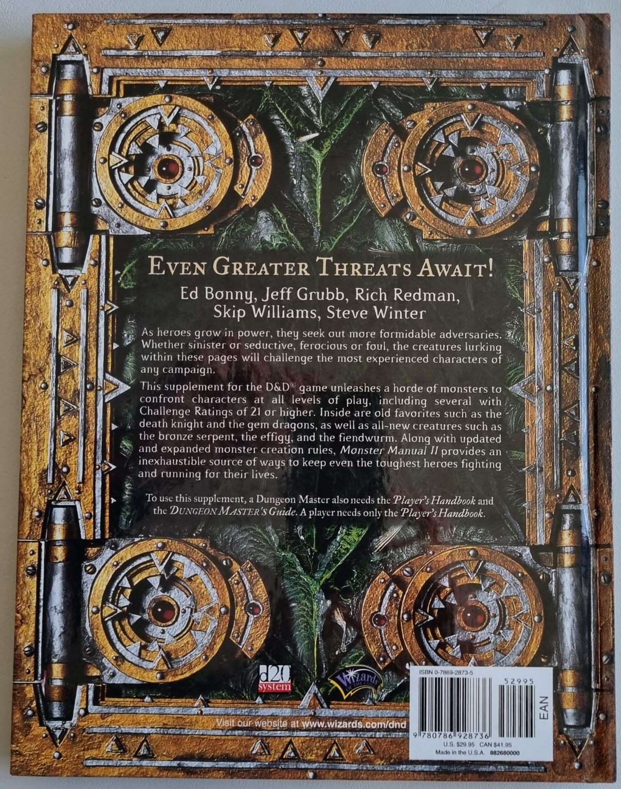 Dungeons and Dragons - Monster Manual II (3 e) Default Title