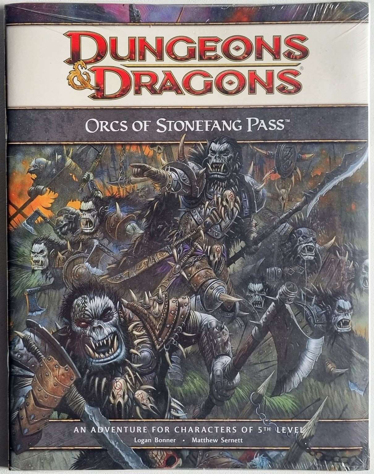 Dungeons and Dragons: Orcs of Stonefang Pass 4e Module Sealed HS2