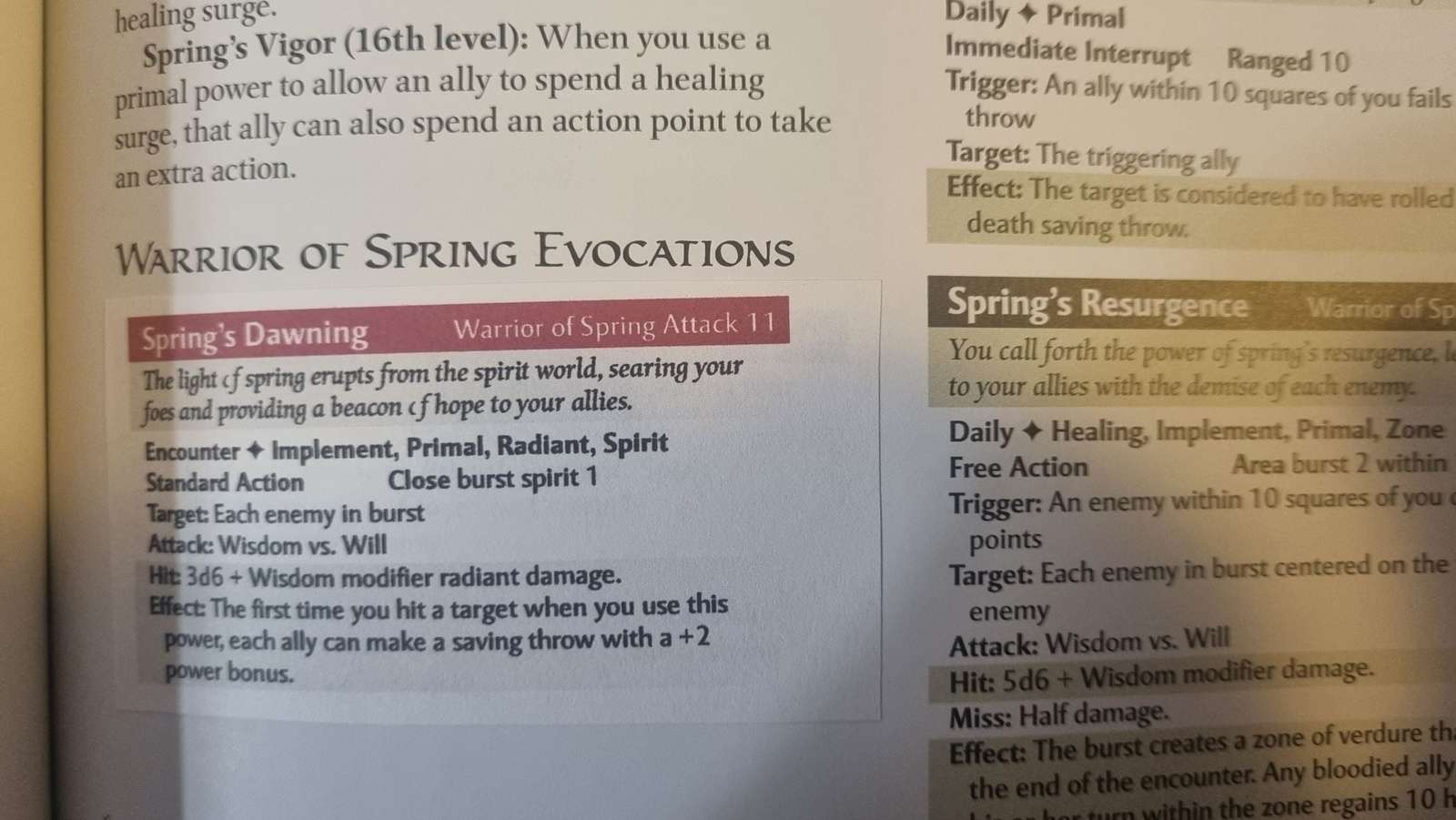 Dungeons and Dragons - Primal Power (4e) Default Title