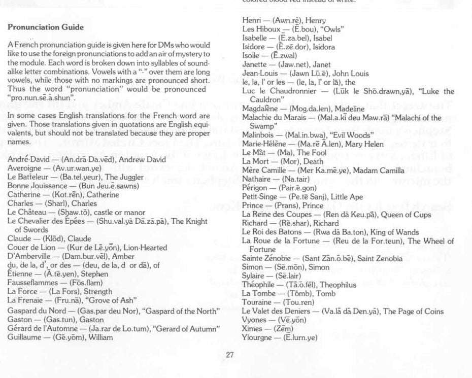 Dungeons & Dragons - Castle Amber (Chateau d' Amberville) (X2) Default Title