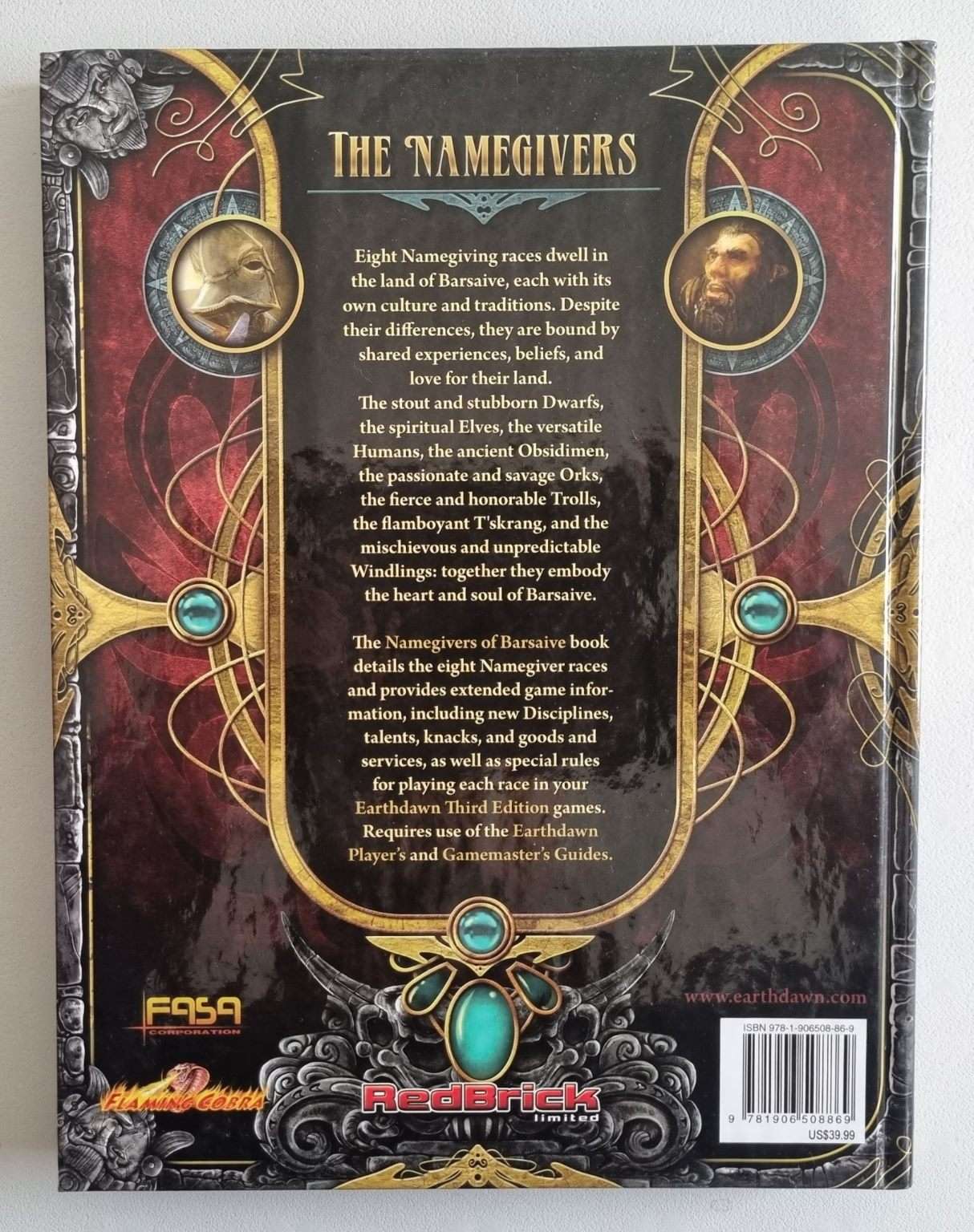 Earthdawn Third Edition: Namegivers of Barsaive Default Title