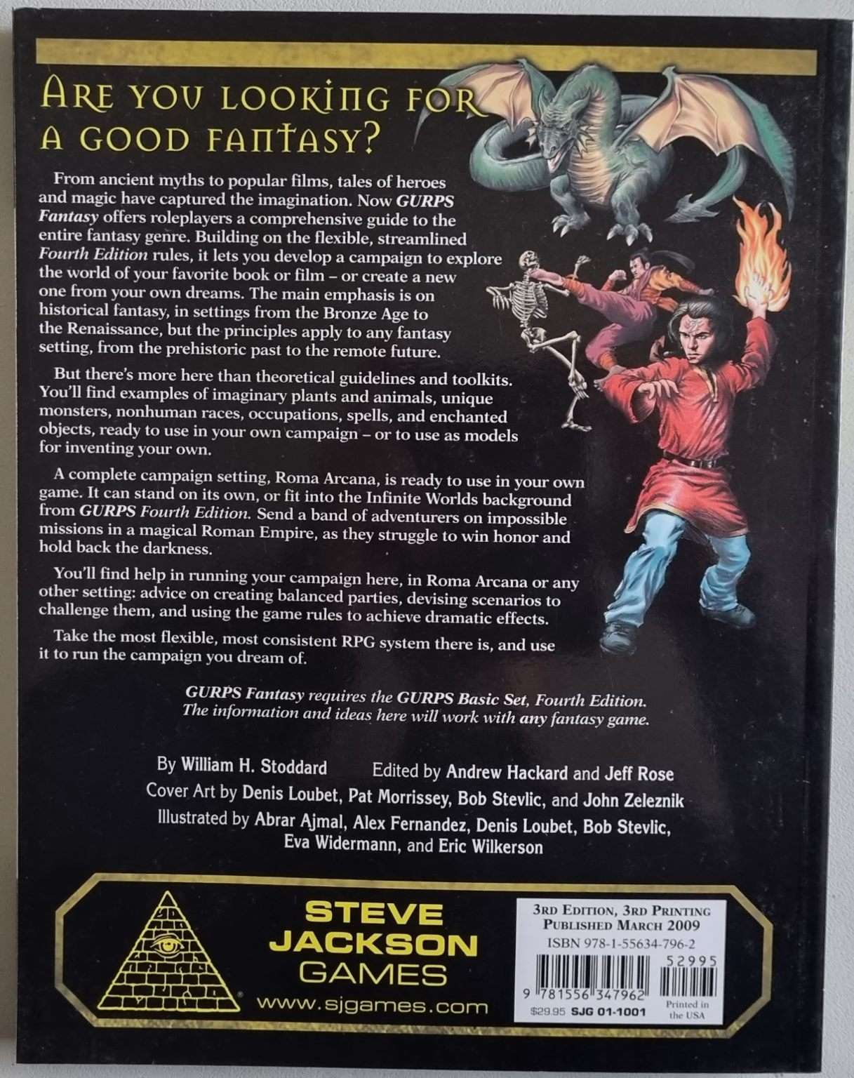 GURPS - Fourth Edition - Fantasy Steve Jackson Games