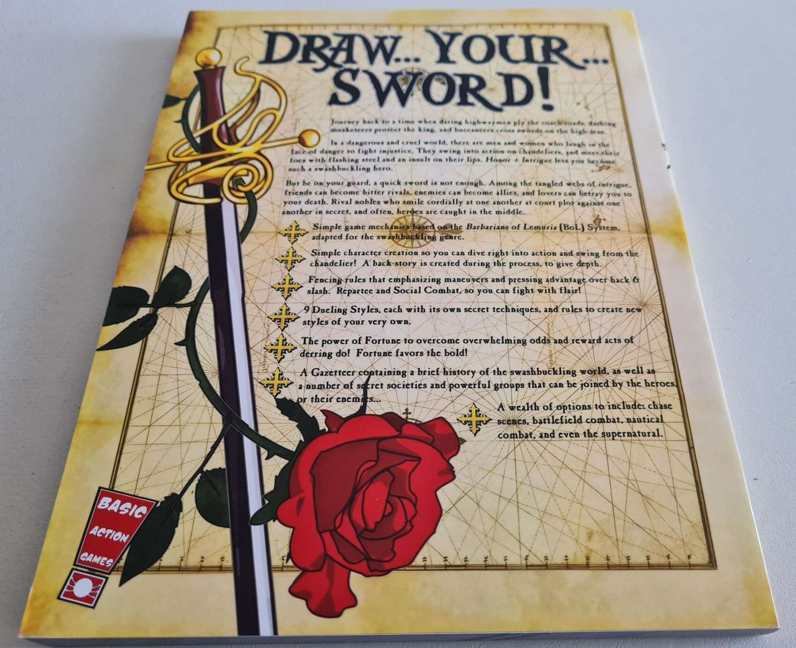 Honor + Intrigue: A Swashbuckling Roleplaying Game Default Title