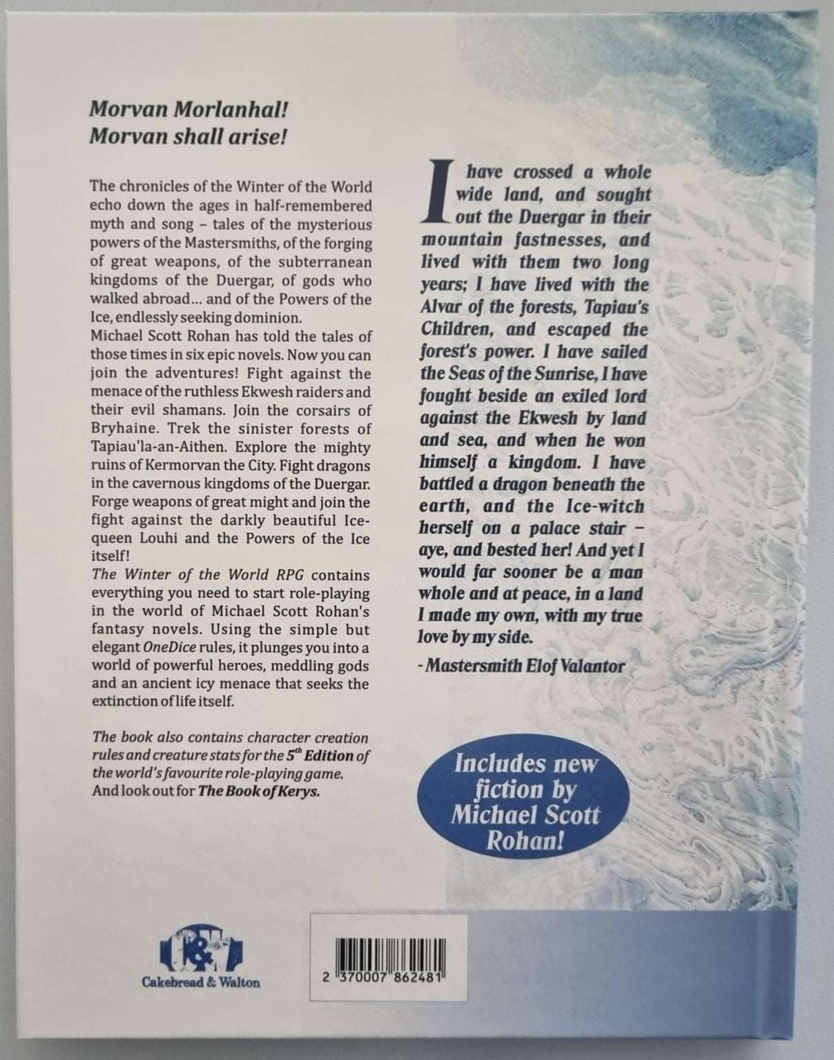 Michael Scott Rohan's Winter of the World - RPG Core Rulebook - D&D (5e) Default Title