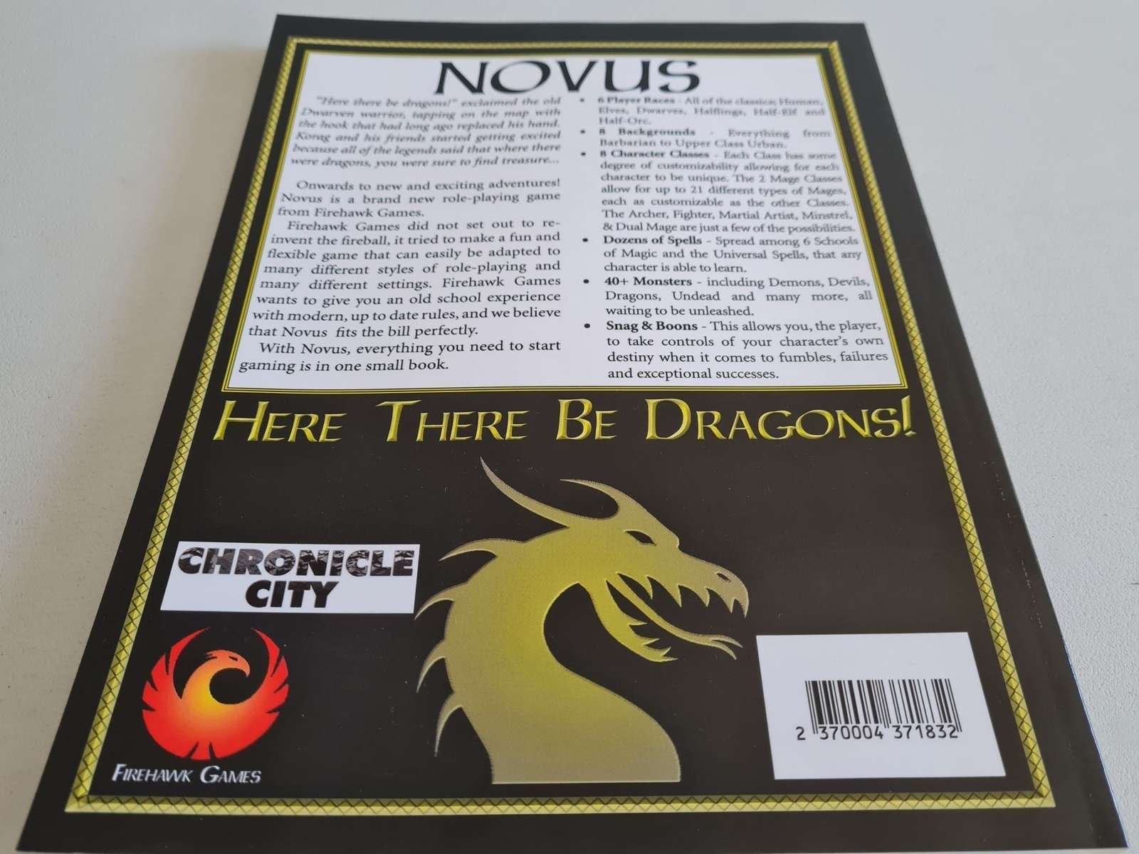 Novus: Fantasy Roleplaying Game Default Title