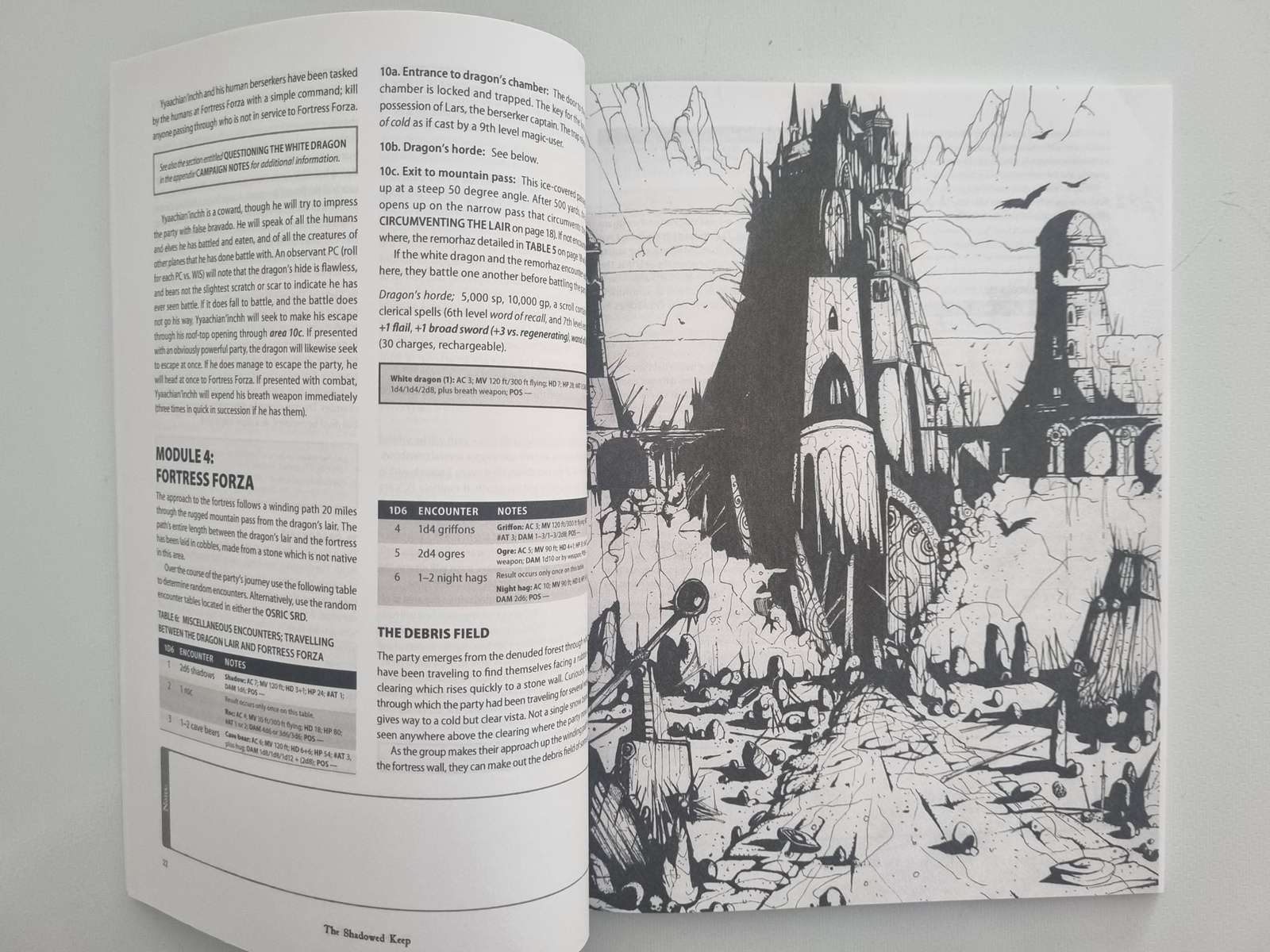 OSRIC - The Shadowed Keep - Book 3: The Bone Hilt Sword Campaign Default Title