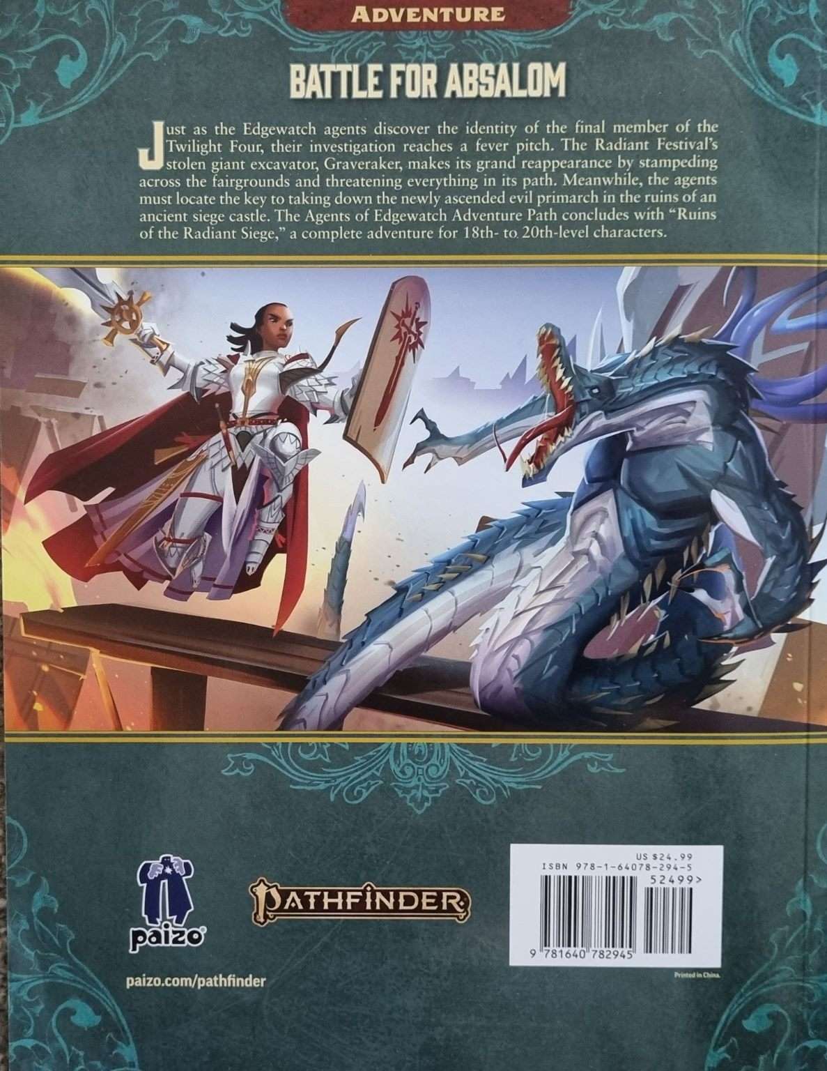 Pathfinder: Agents of Edgewatch - Ruins of the Radiant Siege - 2nd Edition (2e) Default Title