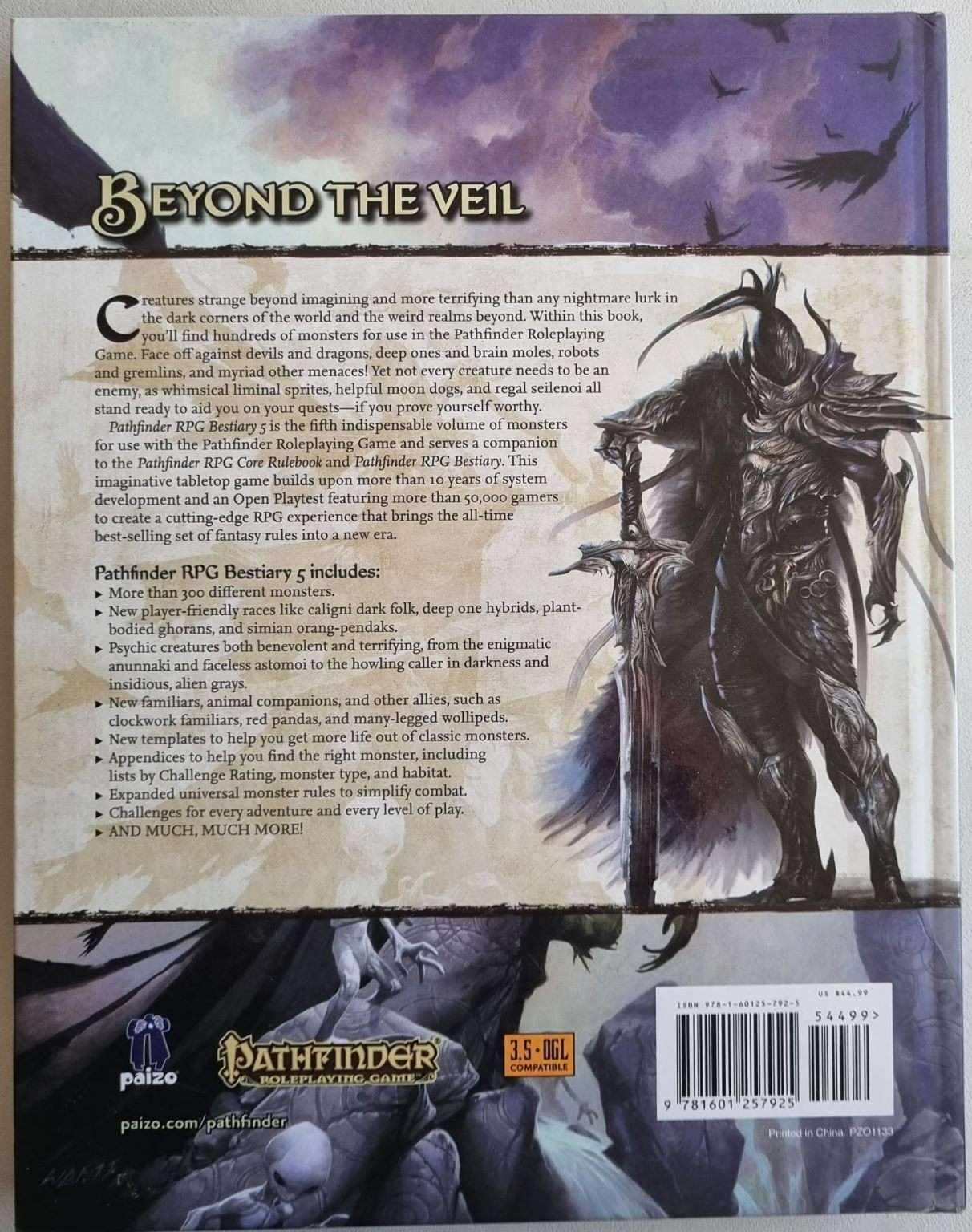 Pathfinder: Bestiary 5 - First Edition (1e) Default Title
