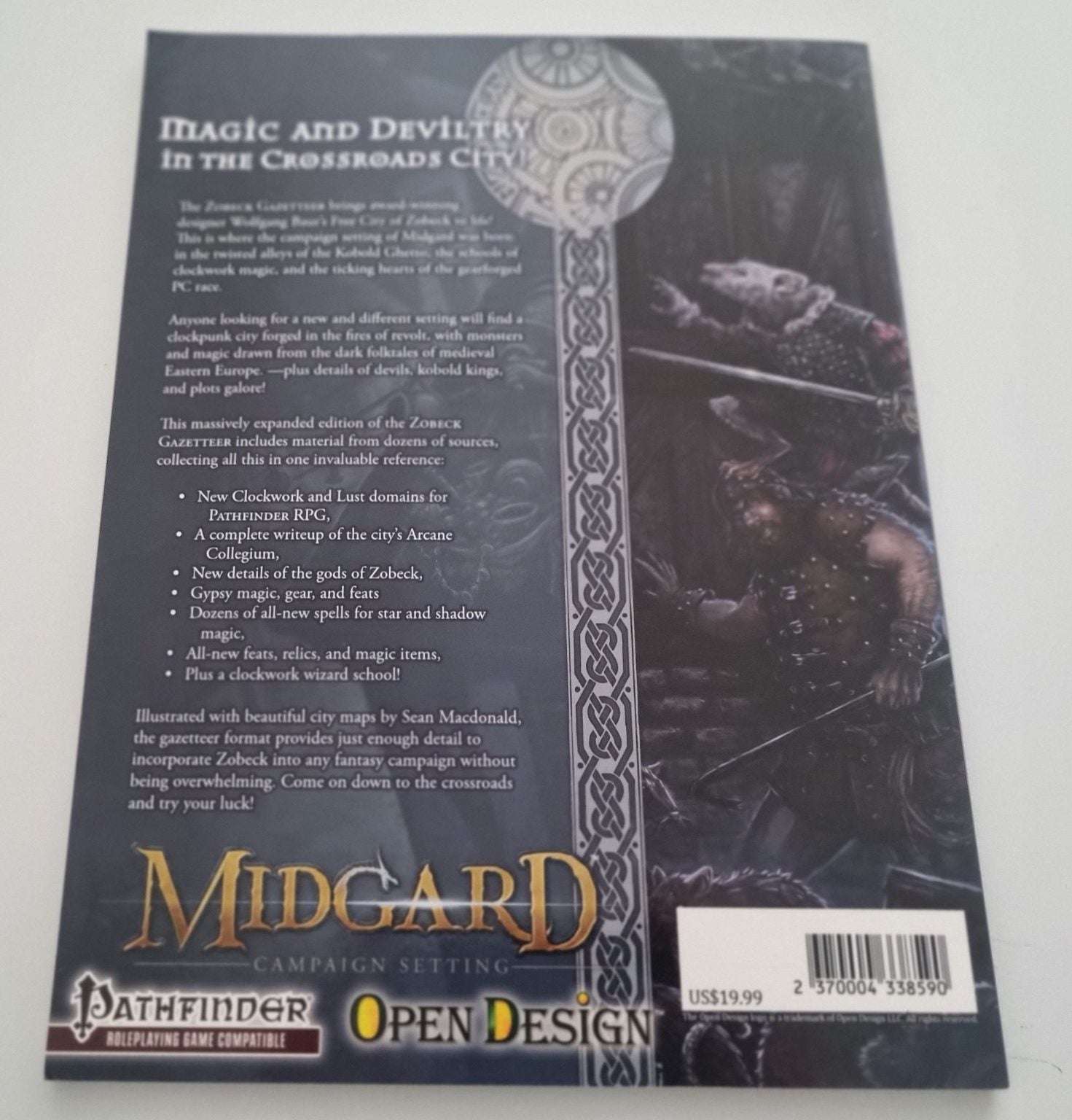 Pathfinder - Zobeck - Gazetteer - Midgard Campaign Setting 1e Signed