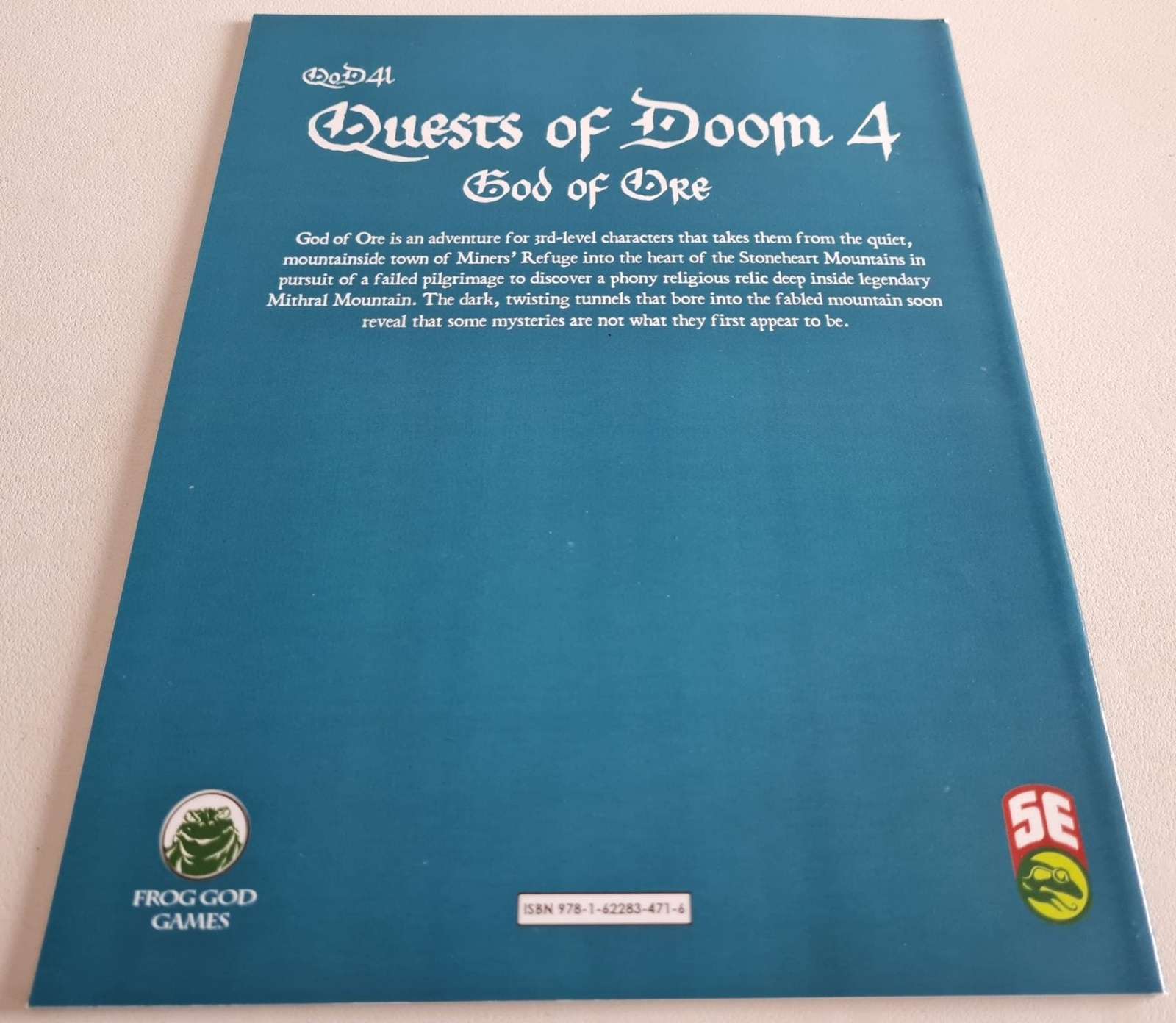 Quests of Doom 4: God of Ore - Dungeons and Dragons 5th Edition (5e) Default Title