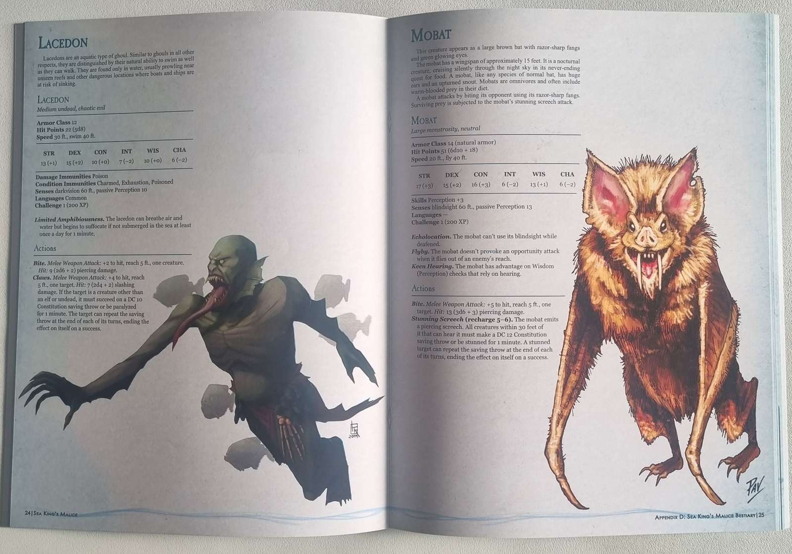 Sea Kings Malice Appendices - D&D 5th Edition 5e Frog God Games