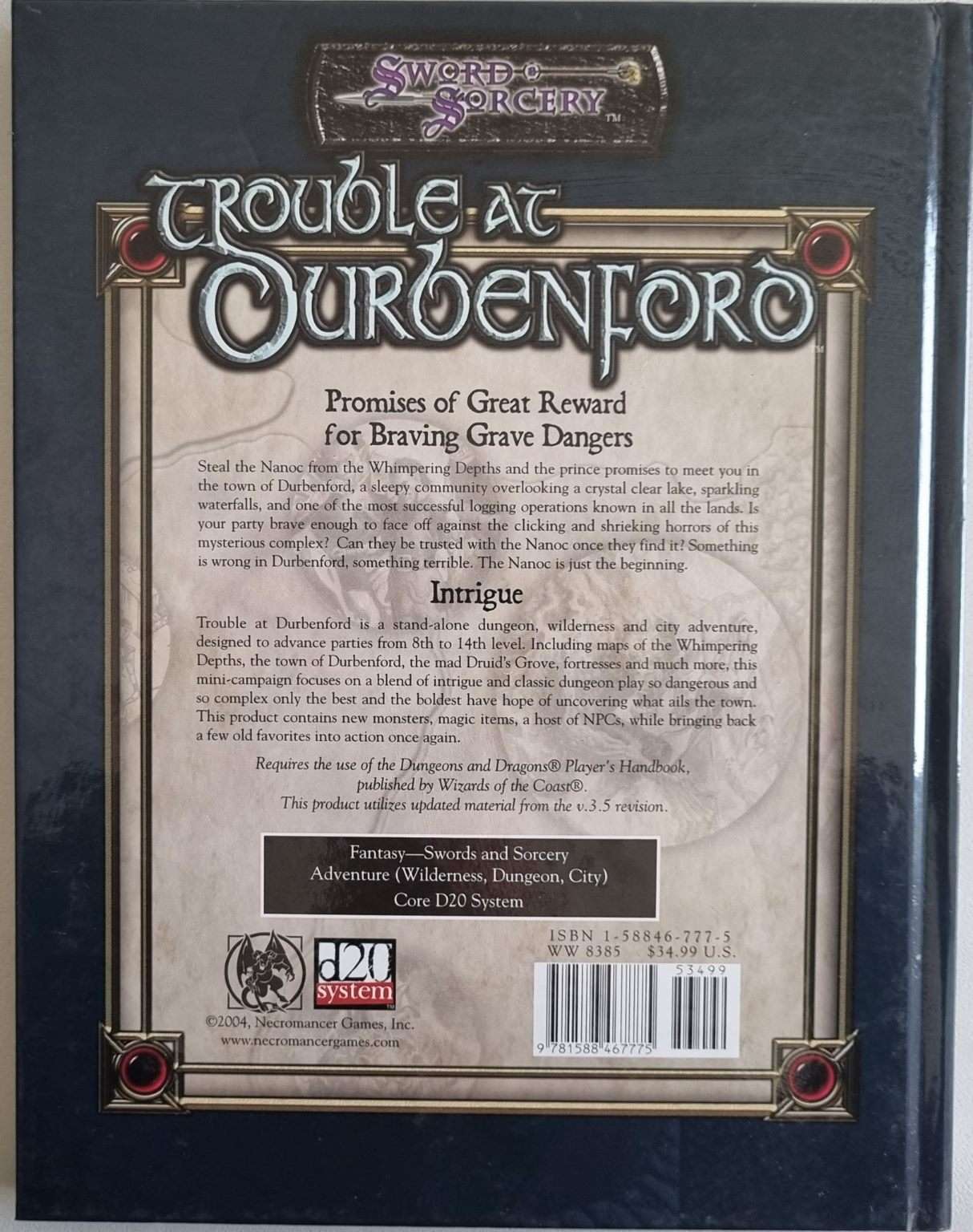 Sword & Sorcery: Trouble at Durbenford