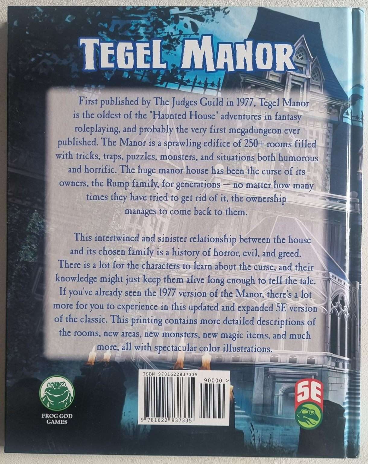 Tegel Manor: The Judges Guild Classic Reborn - D&D 5th Edition 5e
