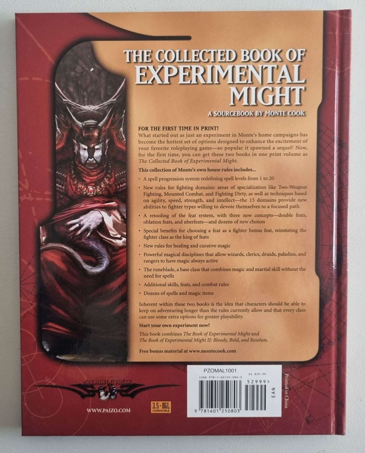 The Collected Book of Experimental Might (3.5 OGL) By Monte Cook Default Title