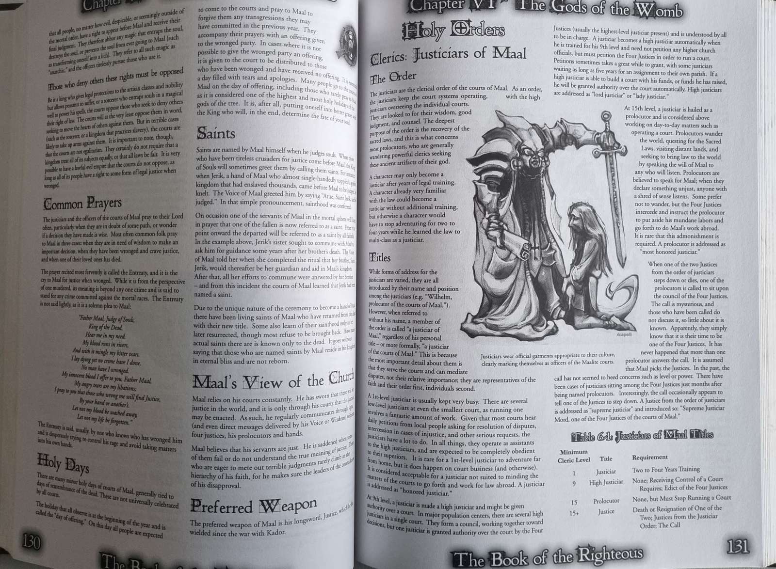 The Book of the Righteous: D&D 3rd Edition 3e