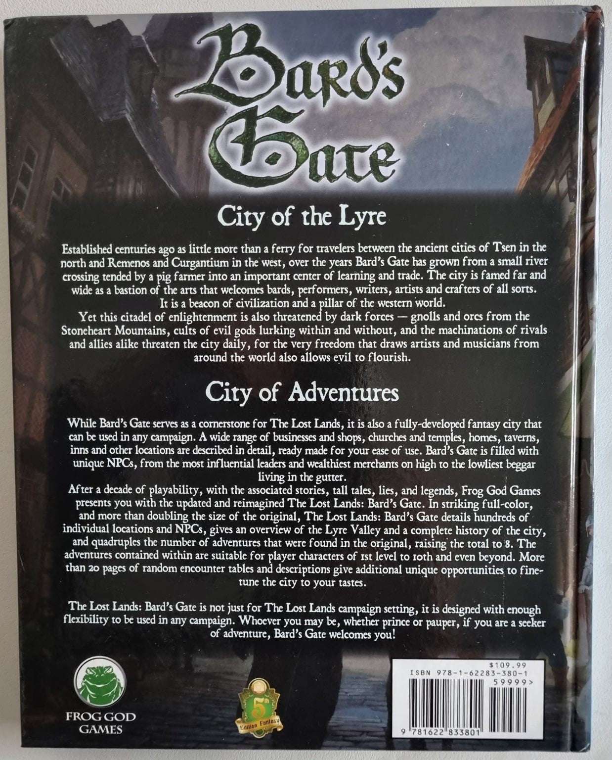 The Lost Lands: Bard's Gate - D&D 5th Edition 5e Frog God Games