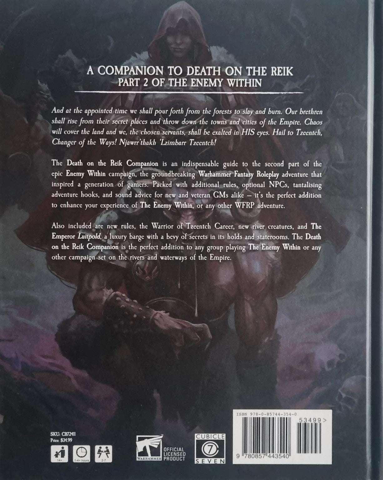 Warhammer Fantasy Role Play: Death on the Reik - Companion (4e) Default Title